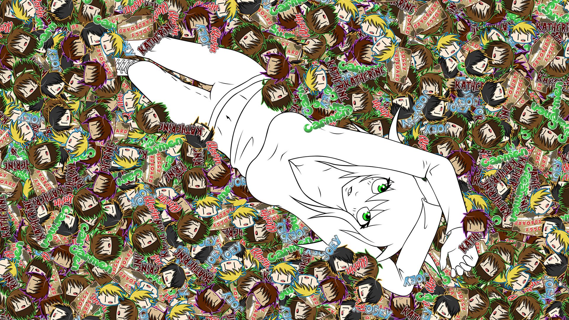 1920x1080 Sticker Bomb Wallpaper HD
