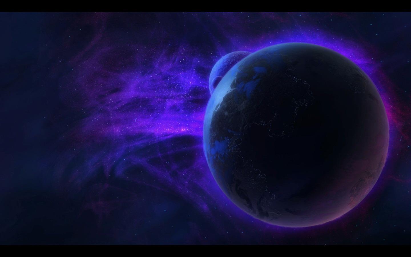 1440x900 Free download Dark Blue Space StarCraft II [1440x900] for your Desktop, Mobile & Tablet. Explore Dark Blue Space Wallpaper. Universe Wallpaper 1080p, Abstract Space Wallpaper, 1920X1080 Space Wallpaper
