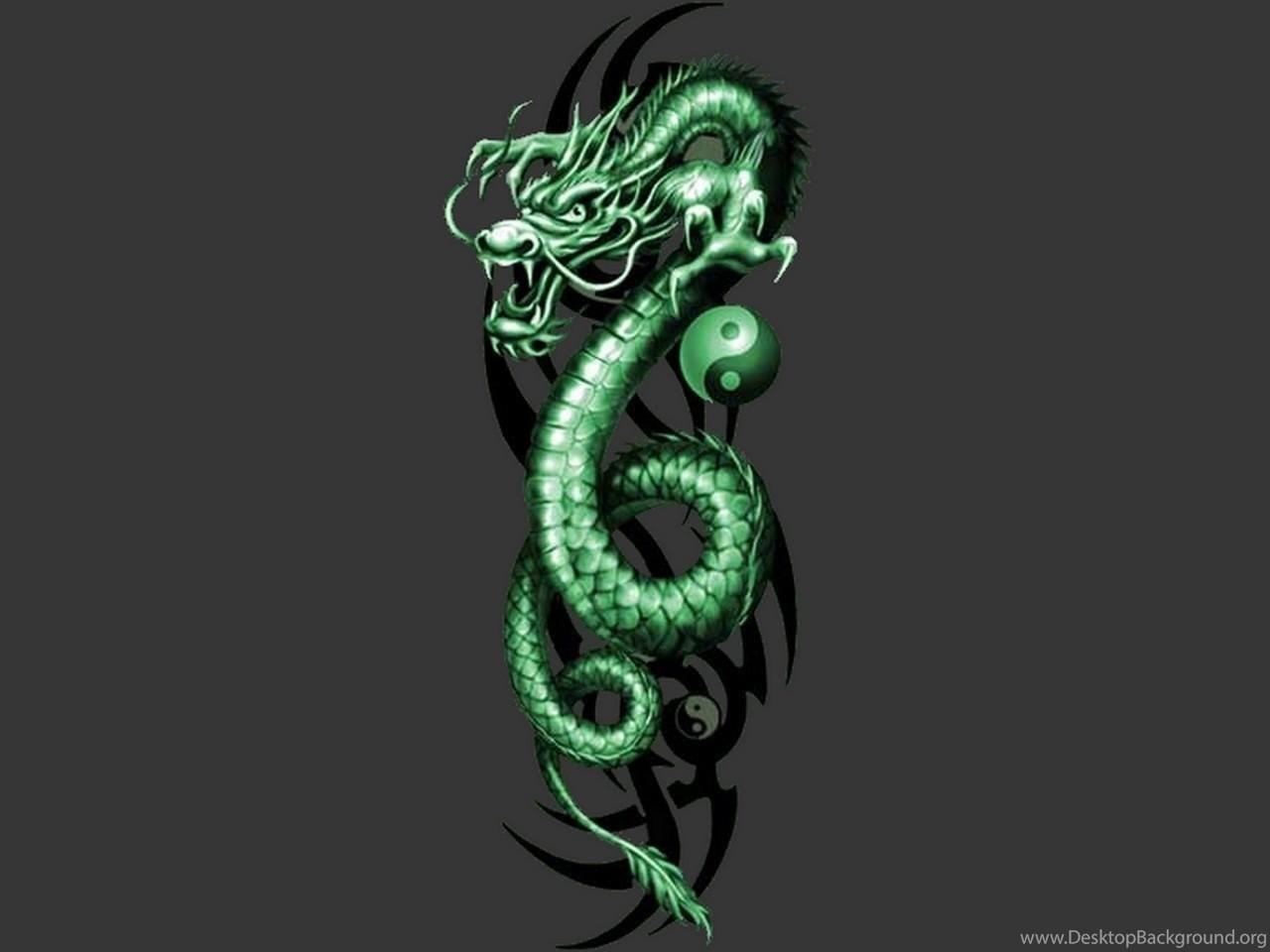 1280x960 Green Dragon 23 HD Wallpaper Hivewallpaper.com Desktop Background