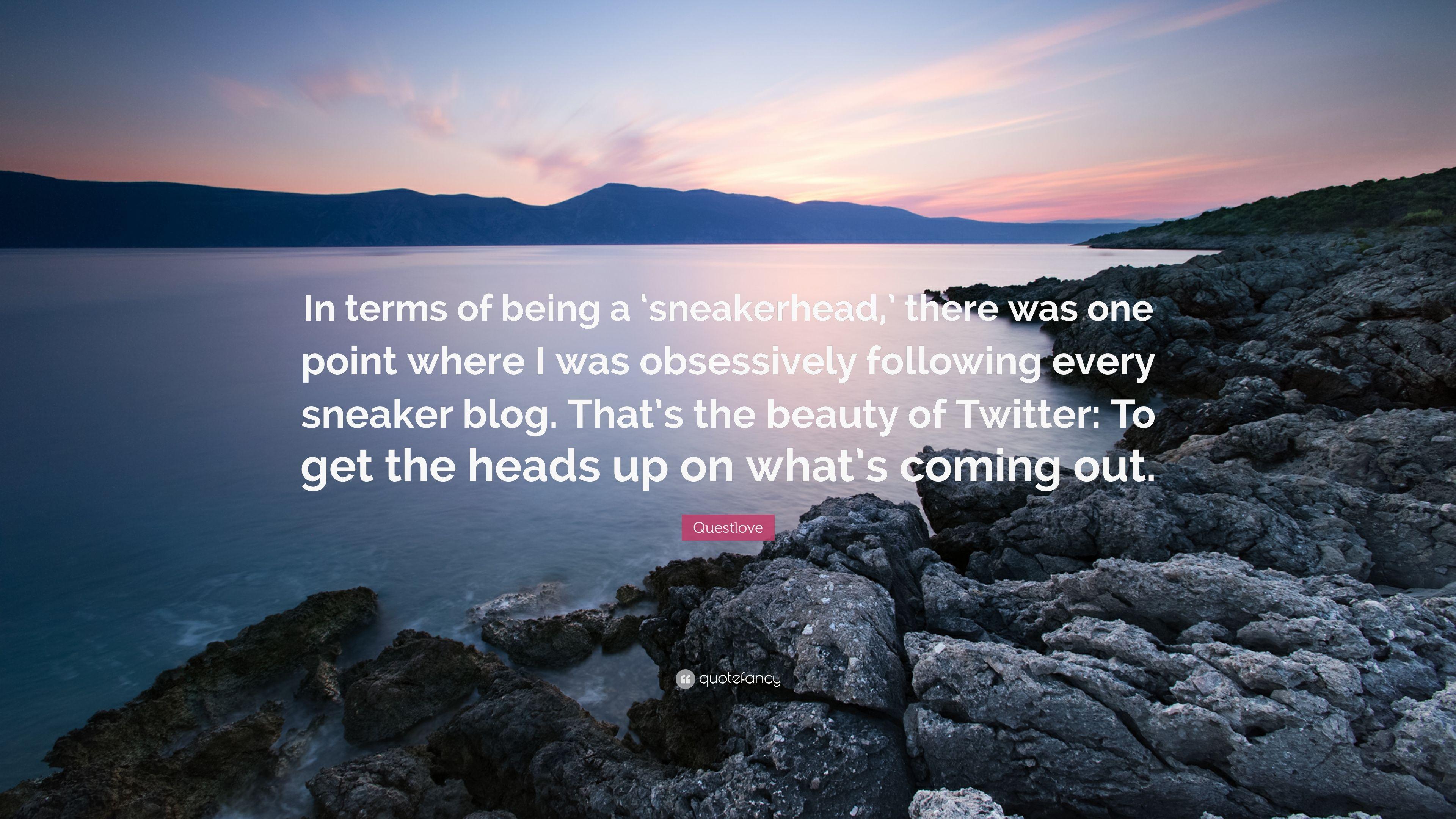 3840x2160 Questlove Quote: “In terms of being a 'sneakerhead, ' there was one