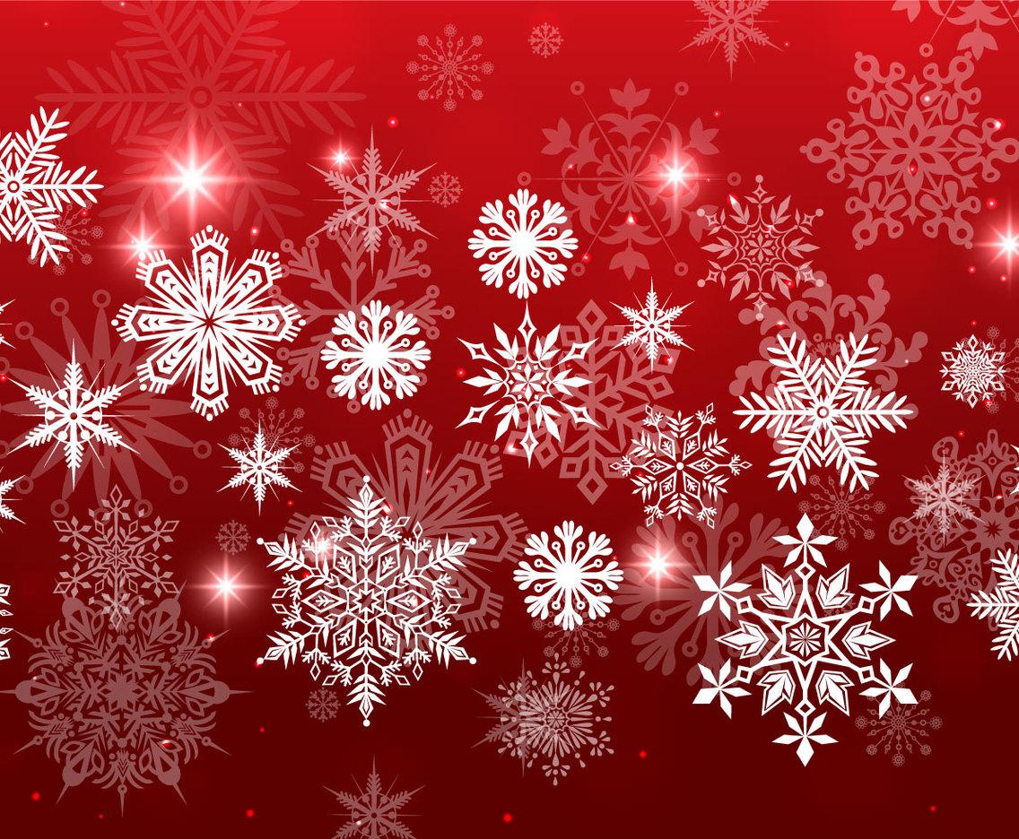 1136x936 Red Christmas Snowflake Background Vector Art & Graphics