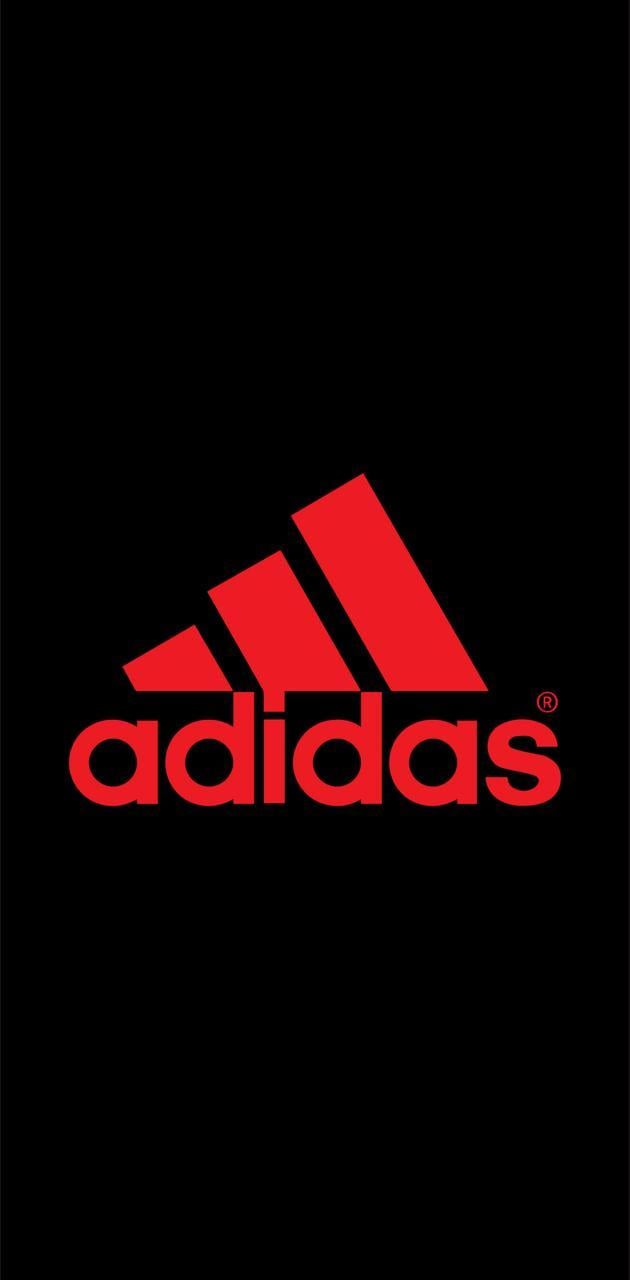 black and red adidas logo