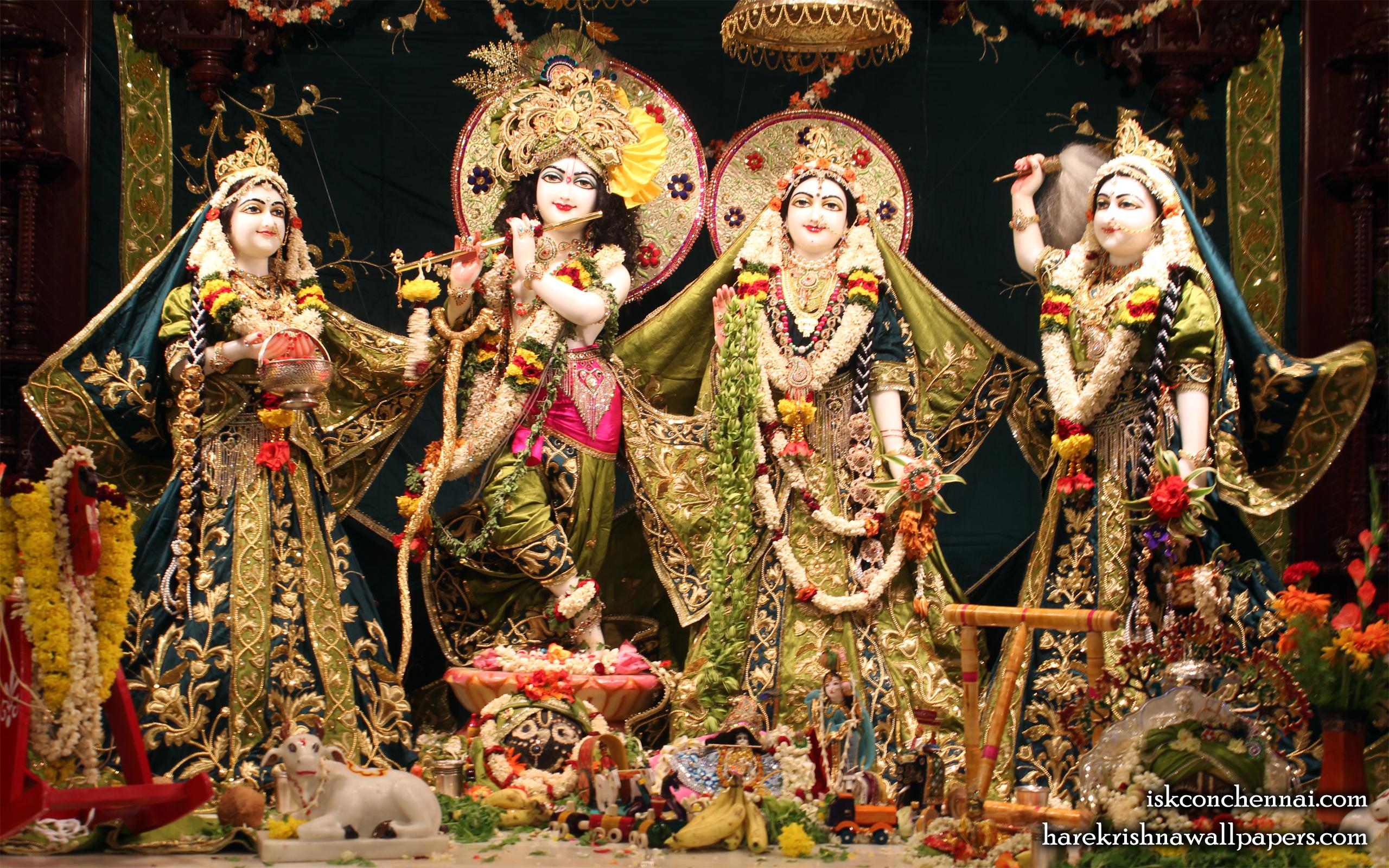 2560x1600 Sri Sri Radha Krishna Lalita Vishakha Wallpaper (001) Size 2560×1600 Download. Hare Krishna Wallpaper