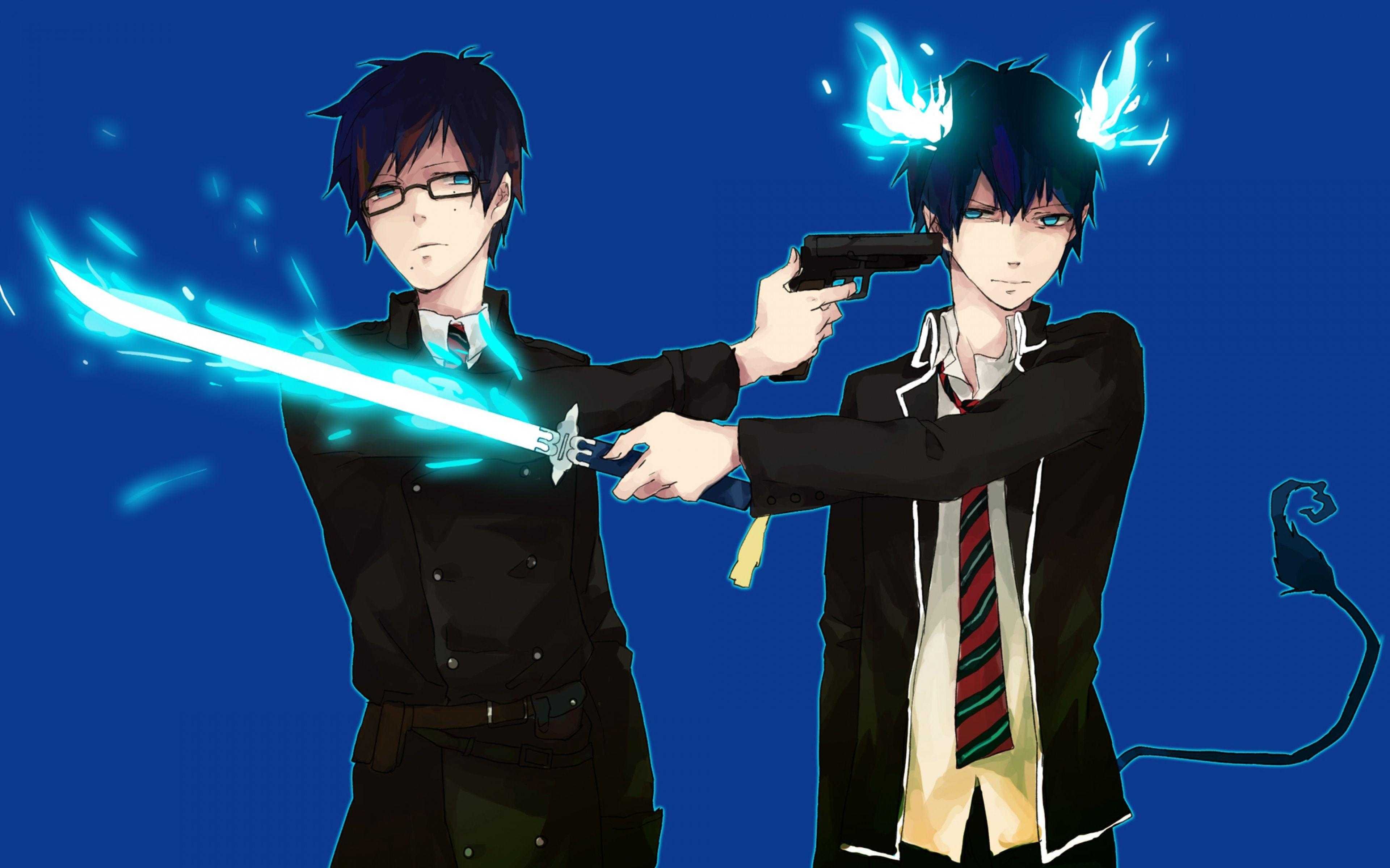 3840x2400 Blue Exorcist Wallpaper