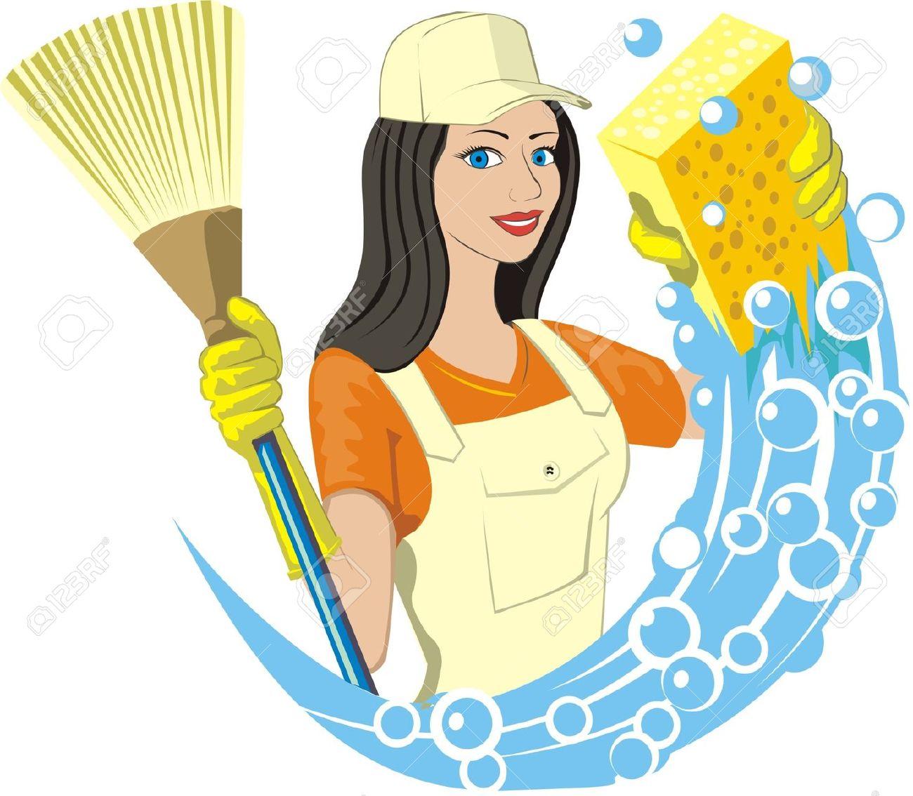 1300x1134 Cute House Cleaning Logos