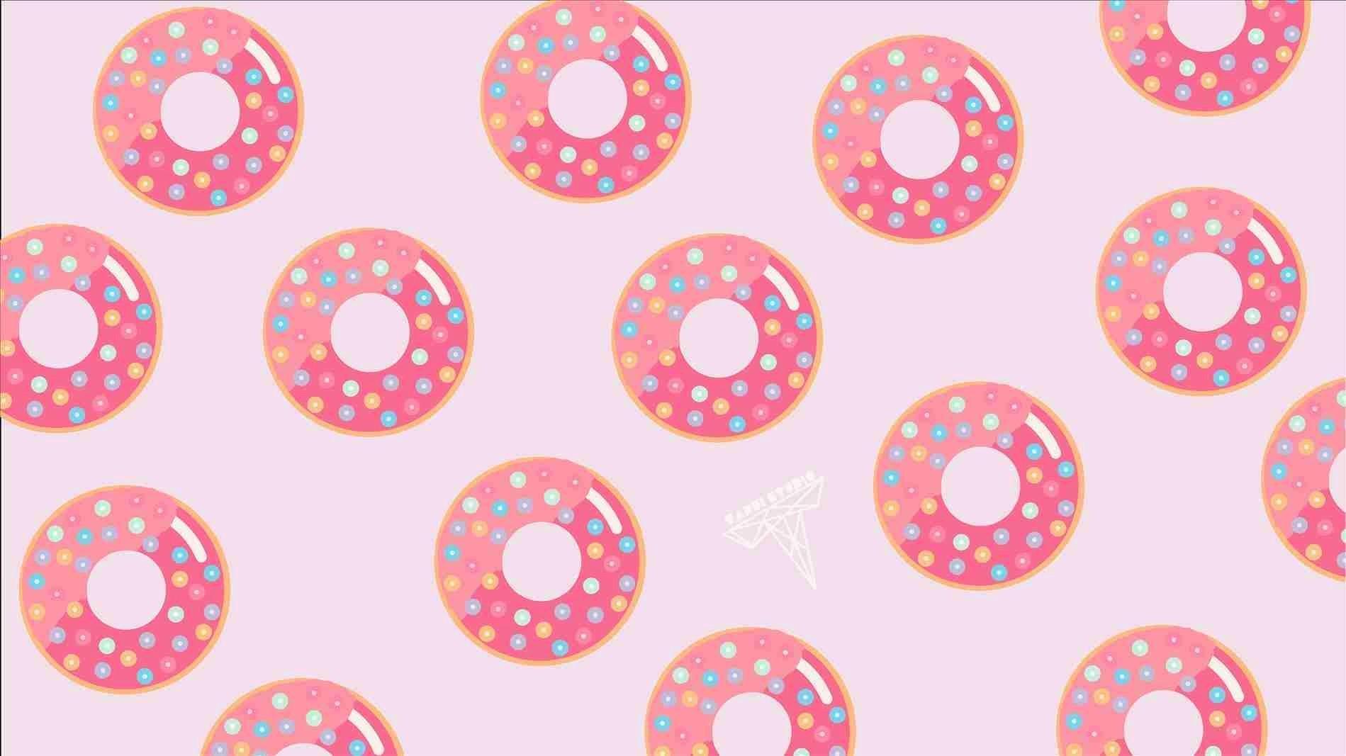 1899x1067 Cute Donut iPhone Wallpaper