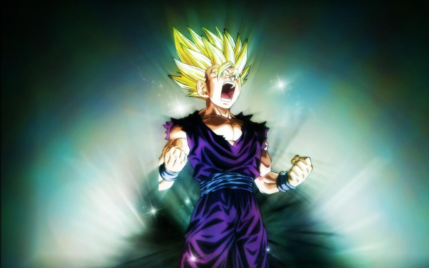 1440x900 Art news: Gohan, Goku and Gotenks