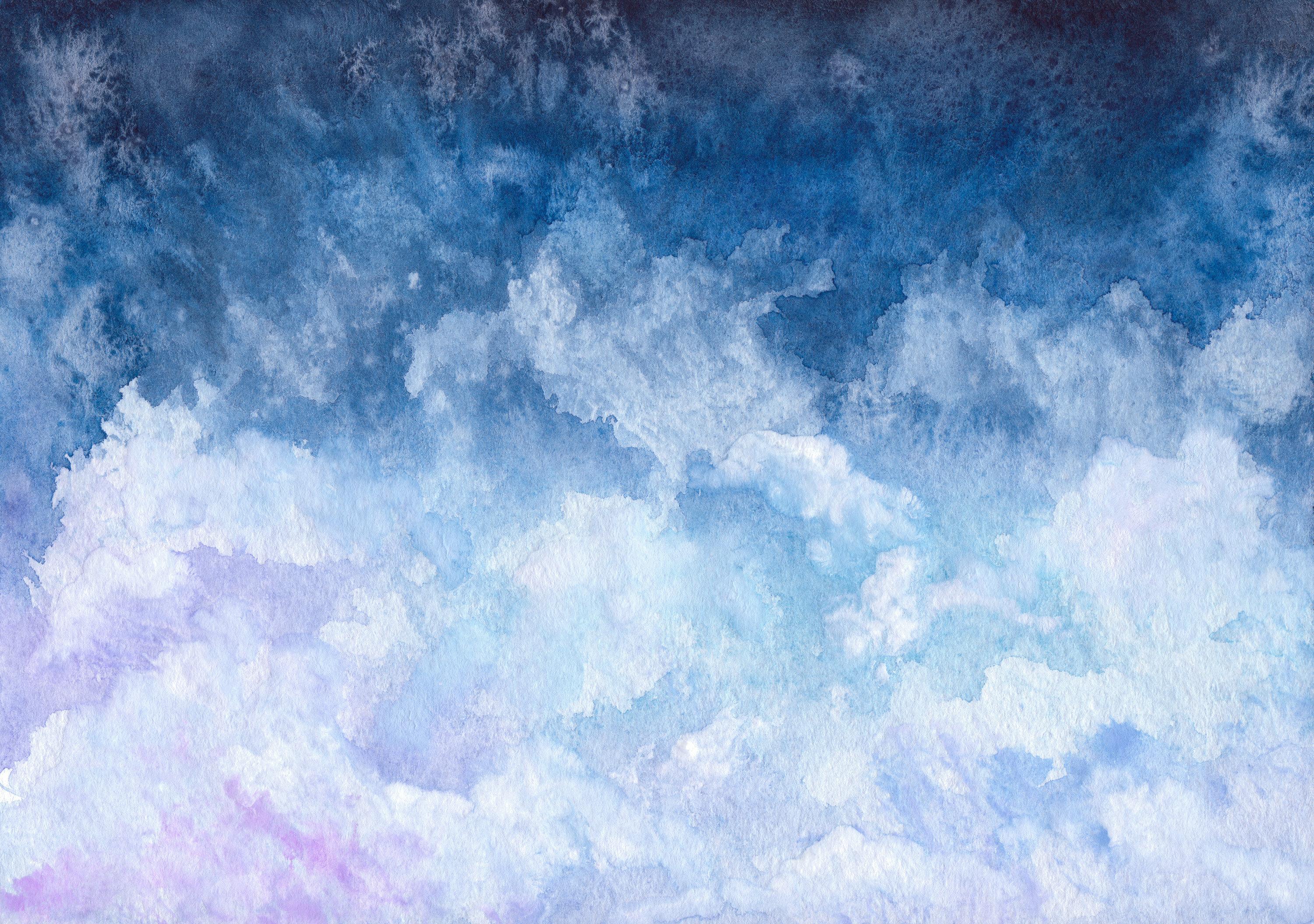 Watercolor Clouds Wallpapers Top Free Watercolor Clouds Backgrounds