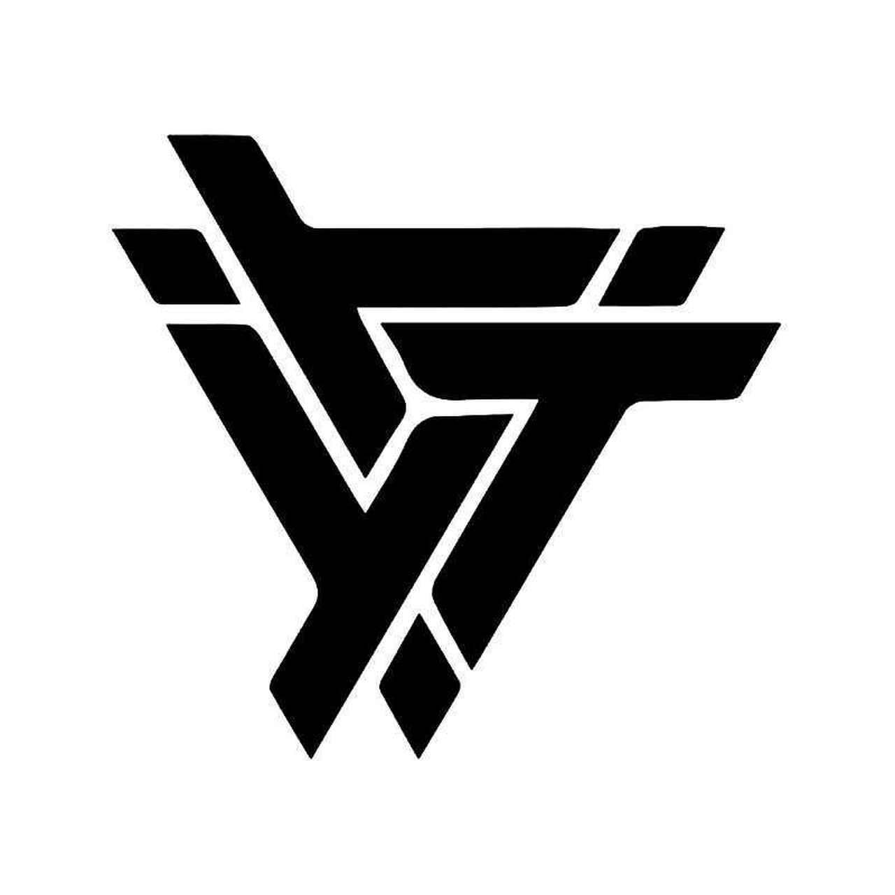 1280x1280 Tau Gamma Phi Triskelion Vinyl Sticker