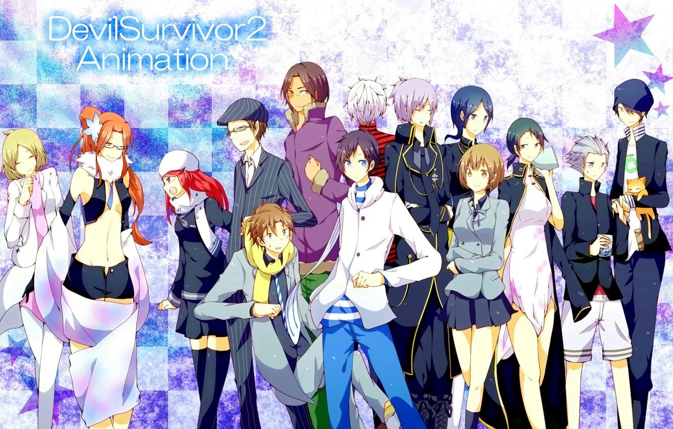 1332x850 Wallpaper anime, art, characters, Devil Survivor Devil Survivor image for desktop, section прочее