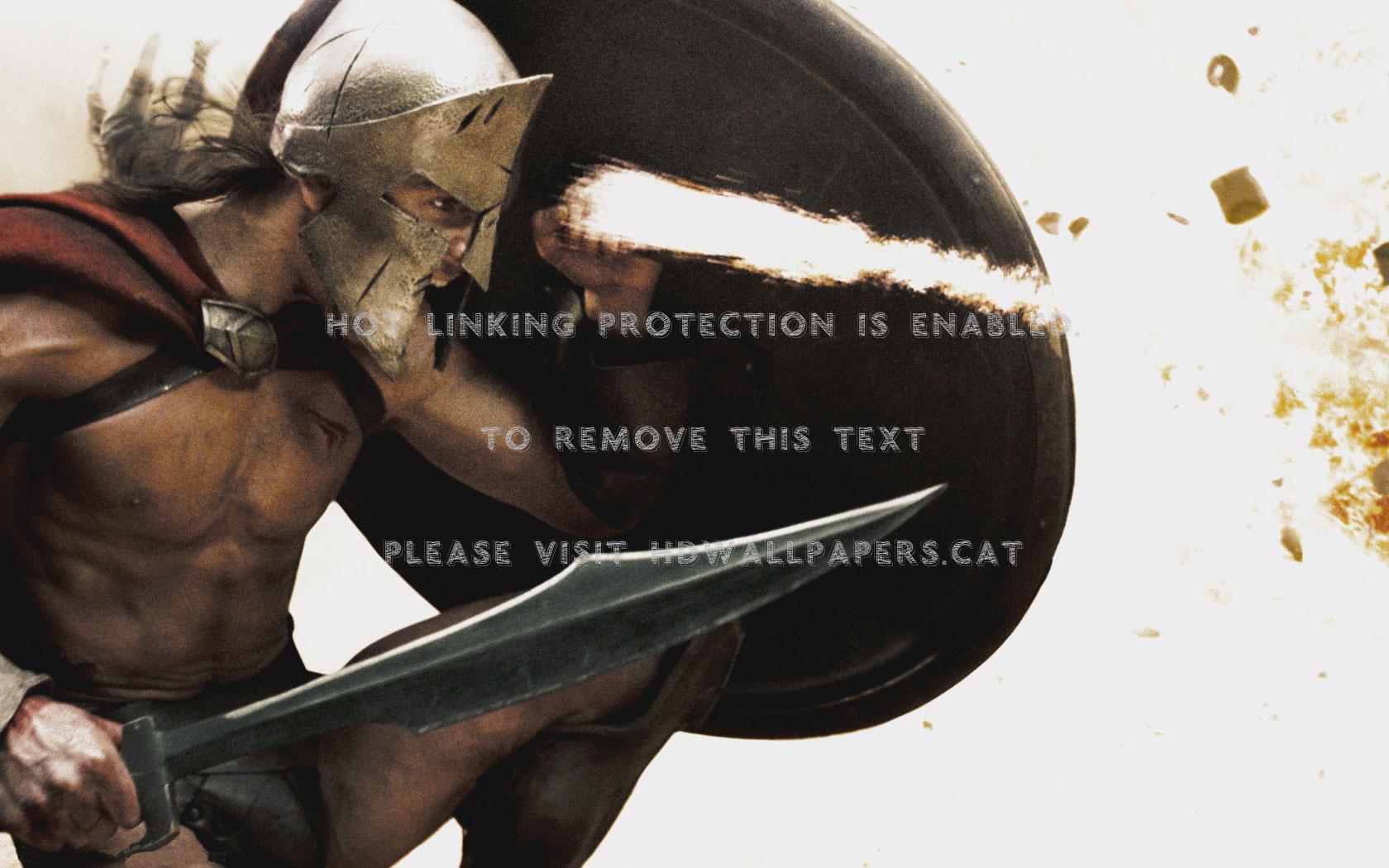 1680x1050 sword sparta movie entertainment