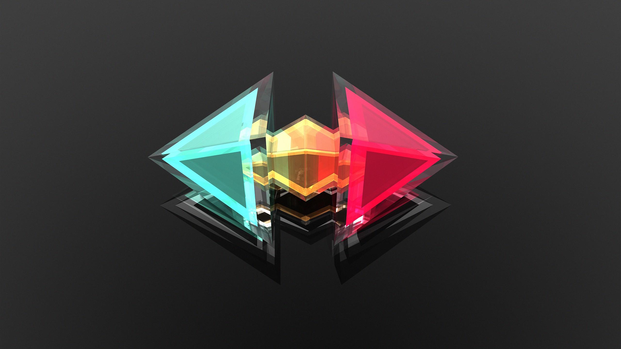 2560x1440 abstract, Justin Maller, Facets Wallpaper HD / Desktop and Mobile Background