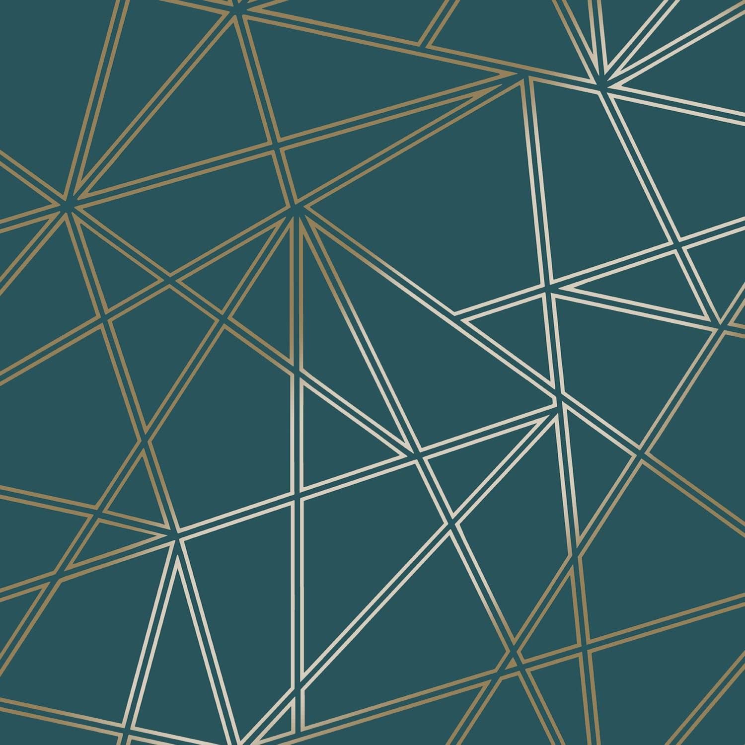 1500x1500 Teal Geometric Wallpaper