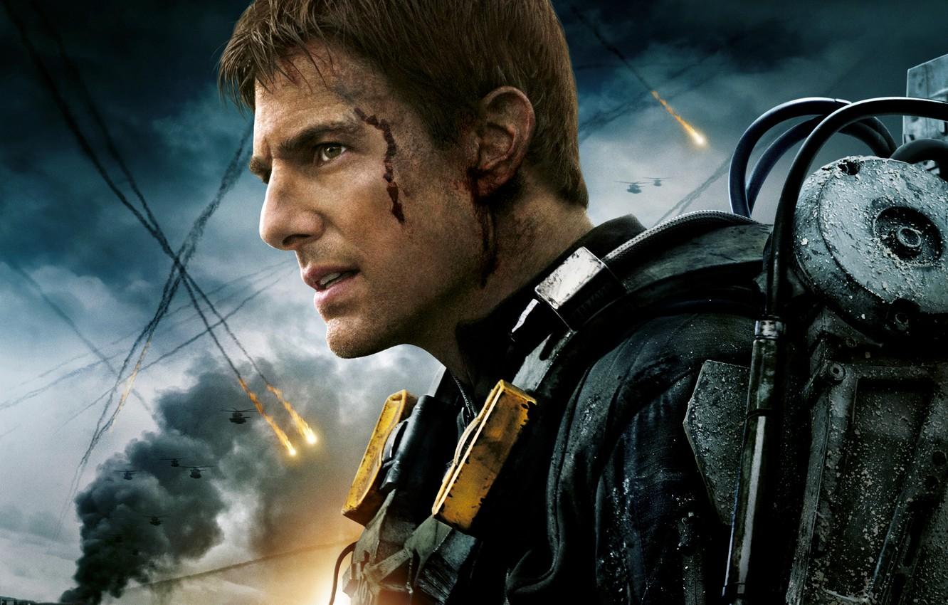 1332x850 Wallpaper Action, Fantasy, Sky, Darkness, Men, Wallpaper, Edge, Helicopter, Building, Tom Cruise, Year, Face, Cloud, Movie, Bill, Film image for desktop, section фильмы