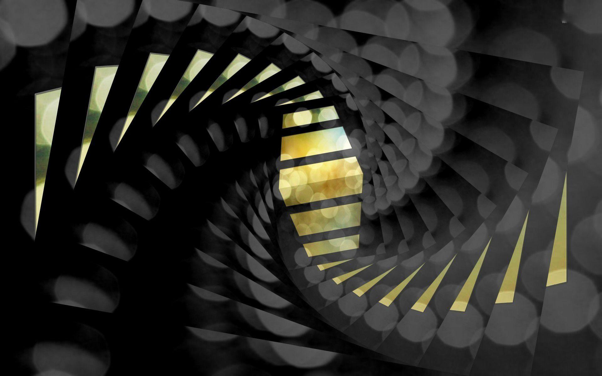 1920x1200 Gold And Black Minimalist Wallpaper