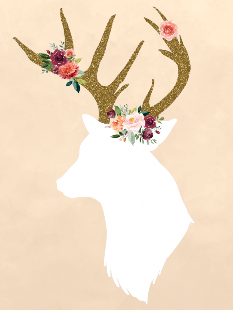 768x1024 Free download Fall floral deer phone wallpaper [1242x2208] for your Desktop, Mobile & Tablet. Explore Deer Background. Wallpaper Deer, Deer Wallpaper, Deer HD Wallpaper