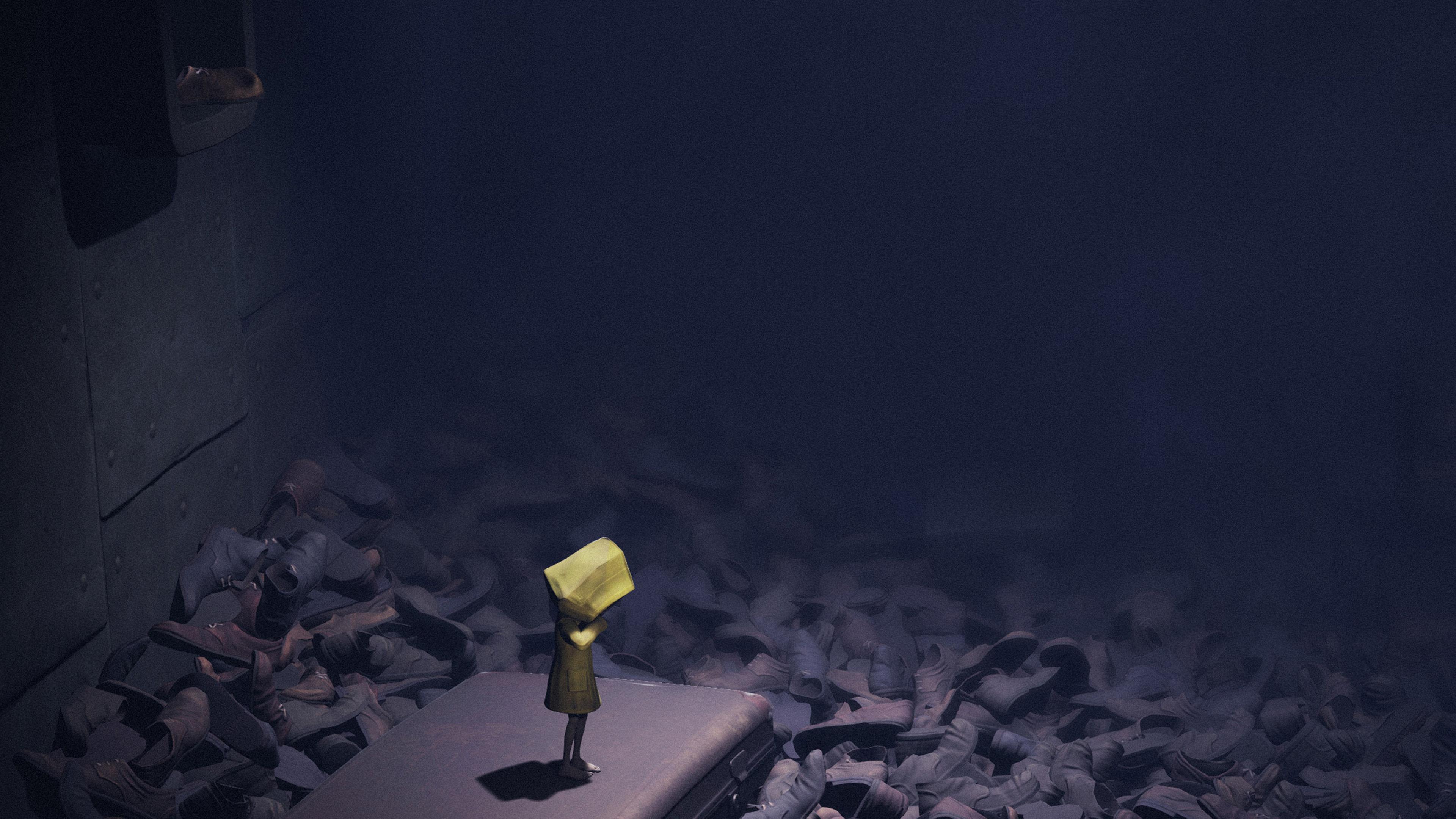 3840x2160 Little Nightmares Dark Anime Art Illustration Wallpaper