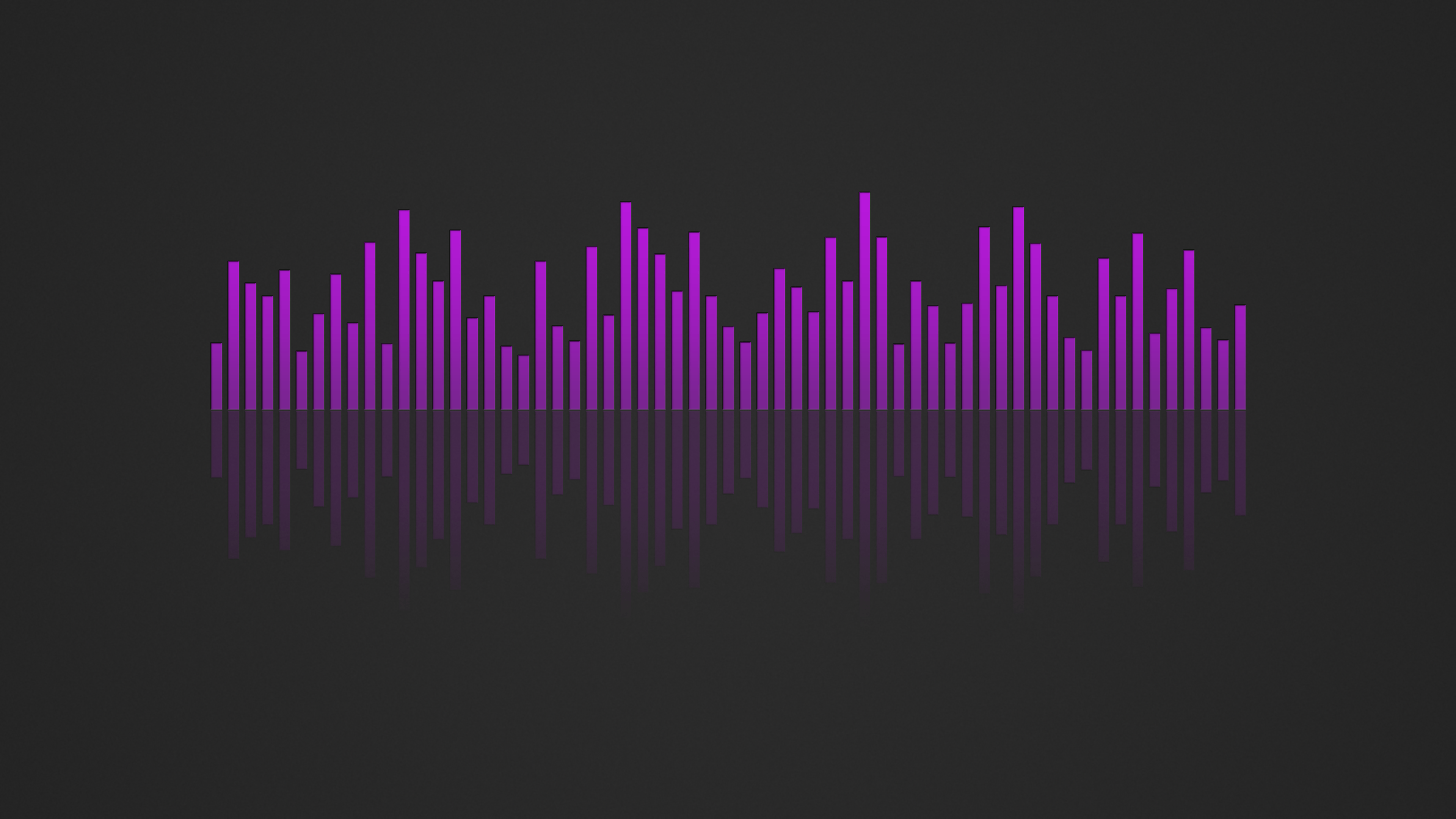 3840x2160 Music Visualizer 4K Wallpaper Purple