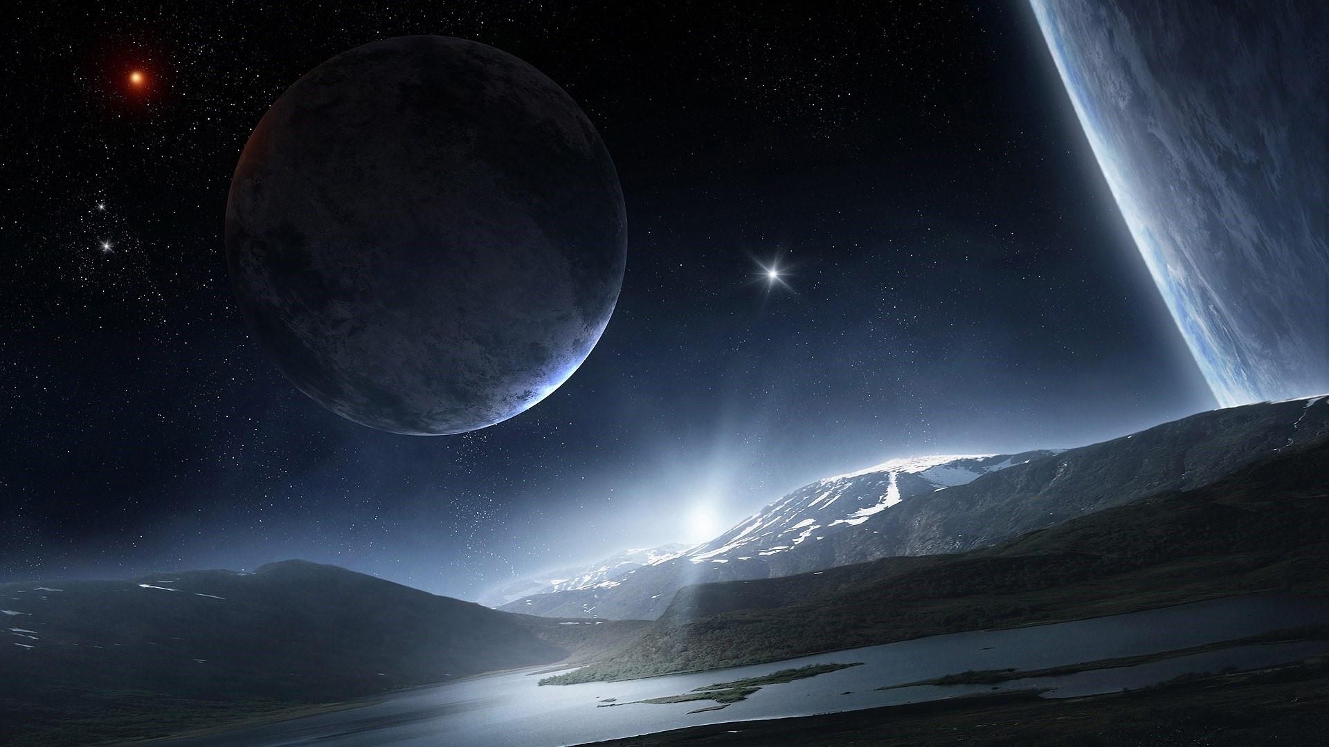 1920x1080 Alien Planet Surface Landscape Wallpaper. Wallpaper Studio 10
