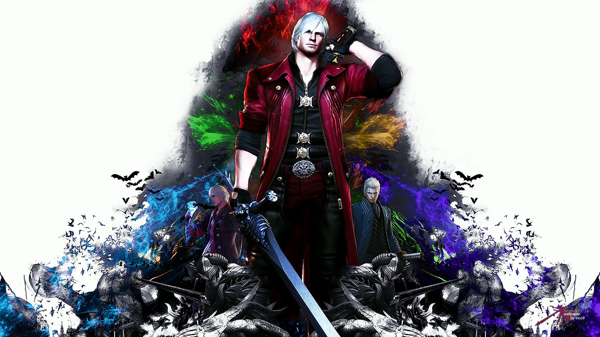 1920x1080 Devil May Cry Wallpaper: DMC4 SE Dante Vergil Nero