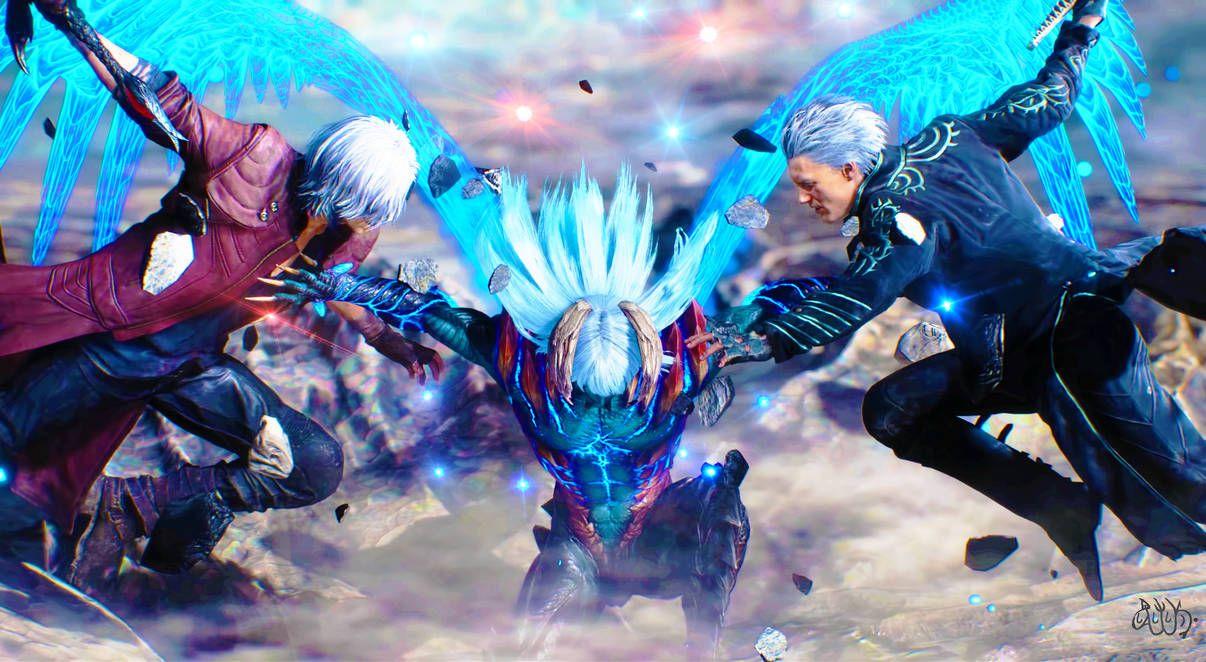 Devil May Cry 5 Dante vs. Vergil HD 4K Wallpaper #6.3105