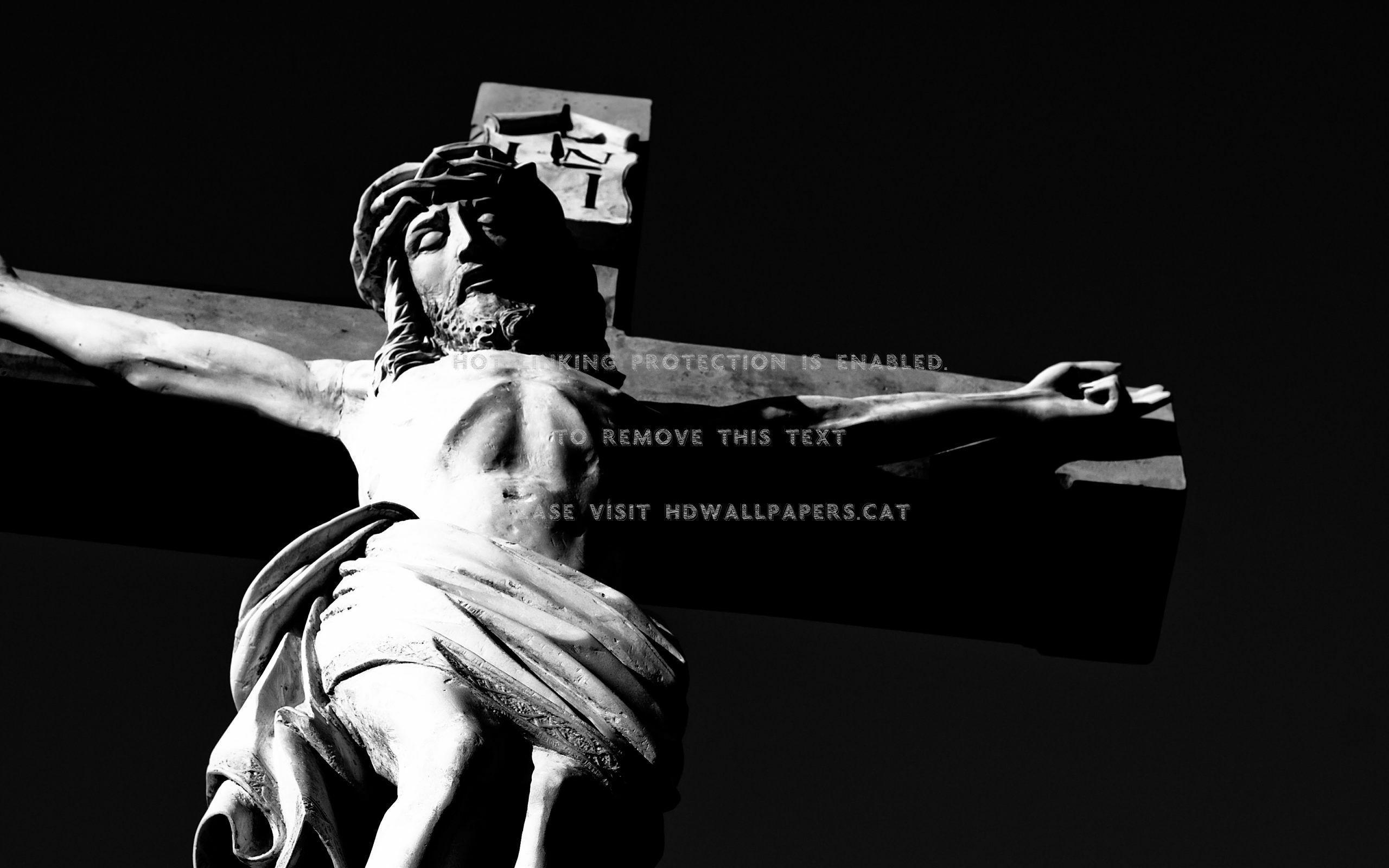 2560x1600 Black Jesus Wallpaper