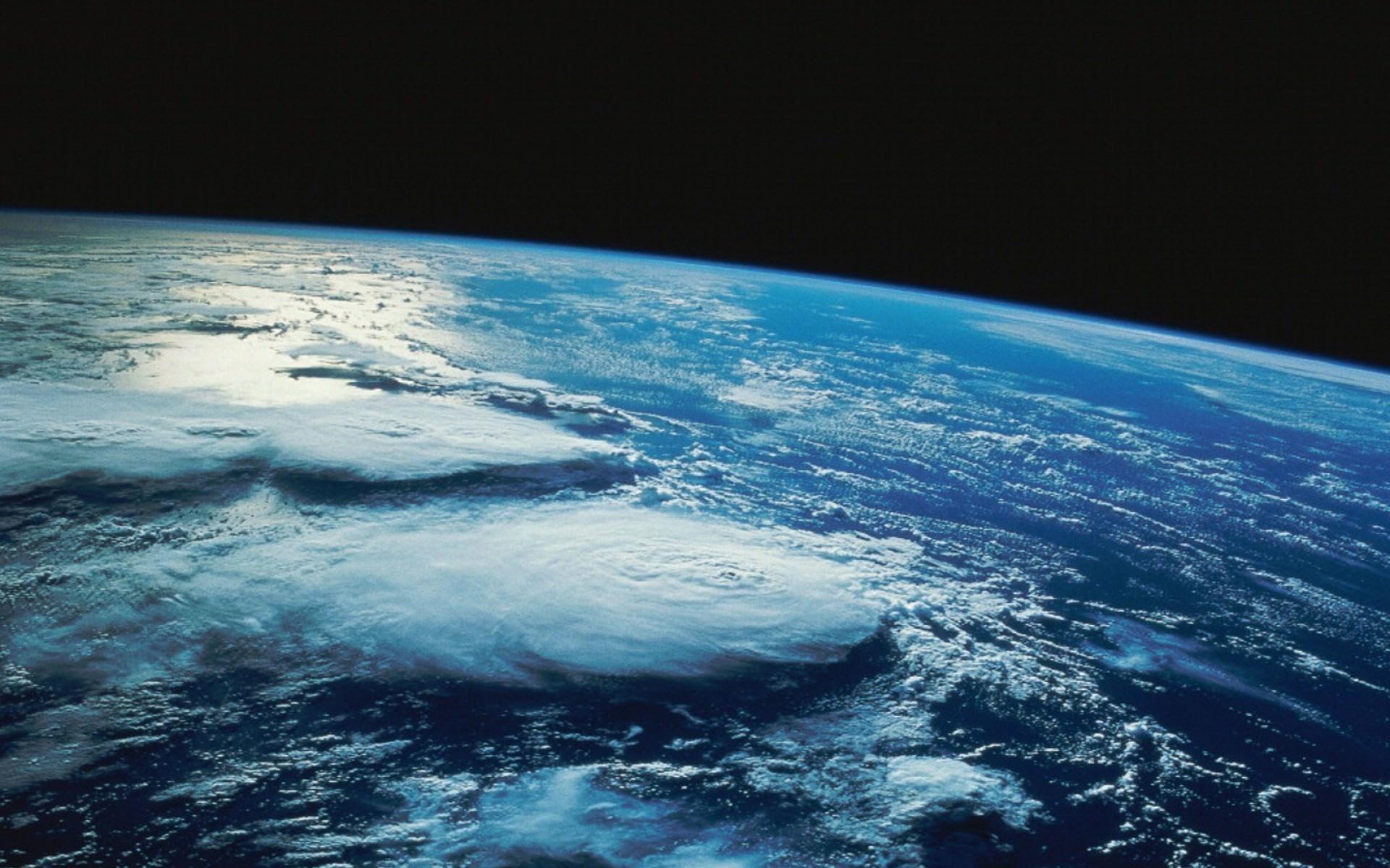 1920x1200 Hurricane clouds on the Earth's surface wallpaper and image