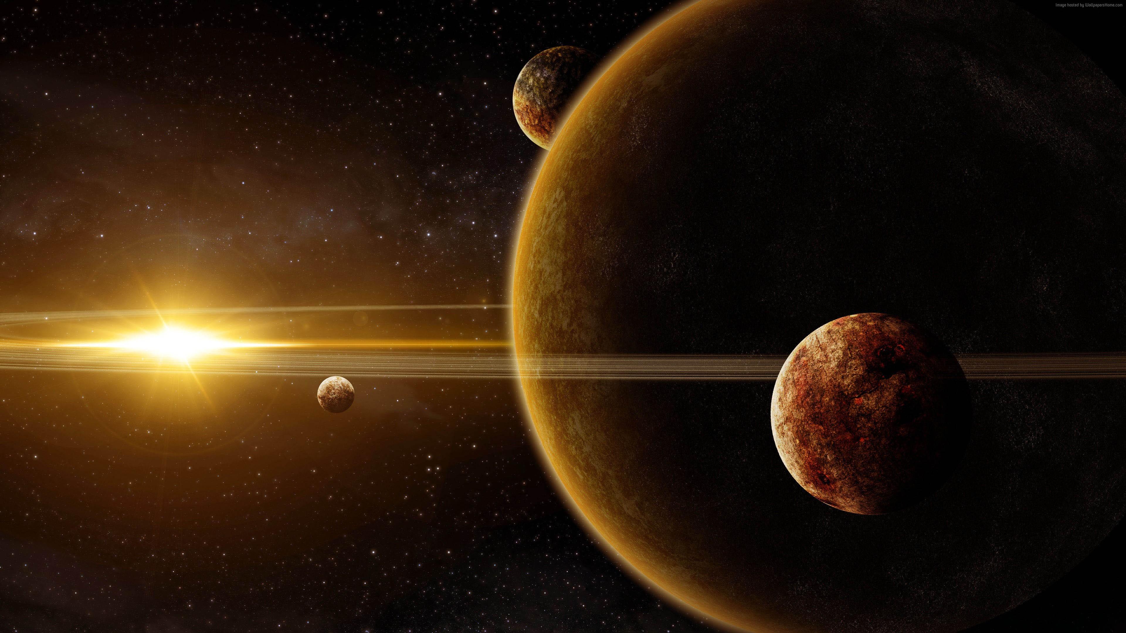 3840x2160 Wallpaper Solar System, 4k, Space Image Of Solar System