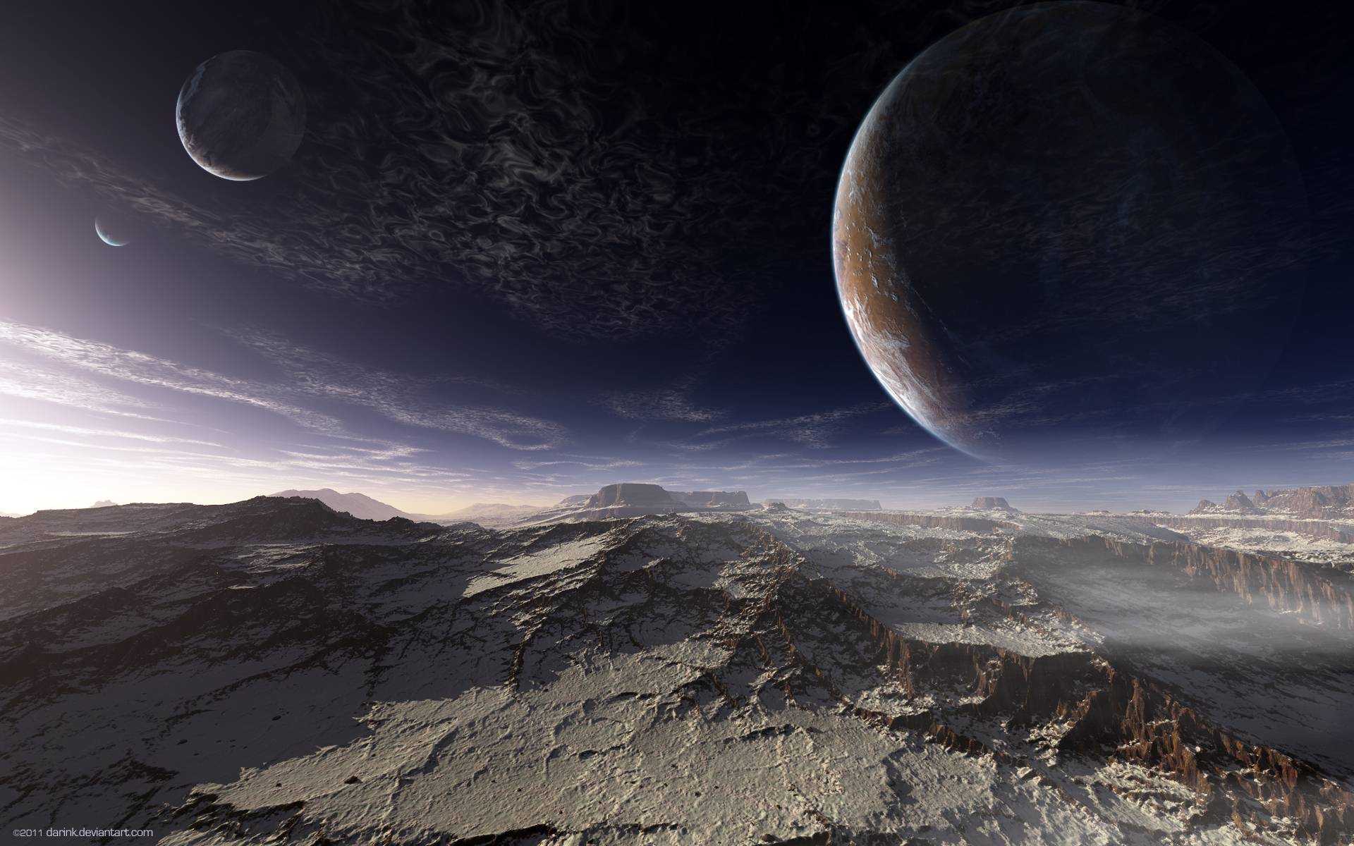 1920x1200 Alien Planet Wallpaper