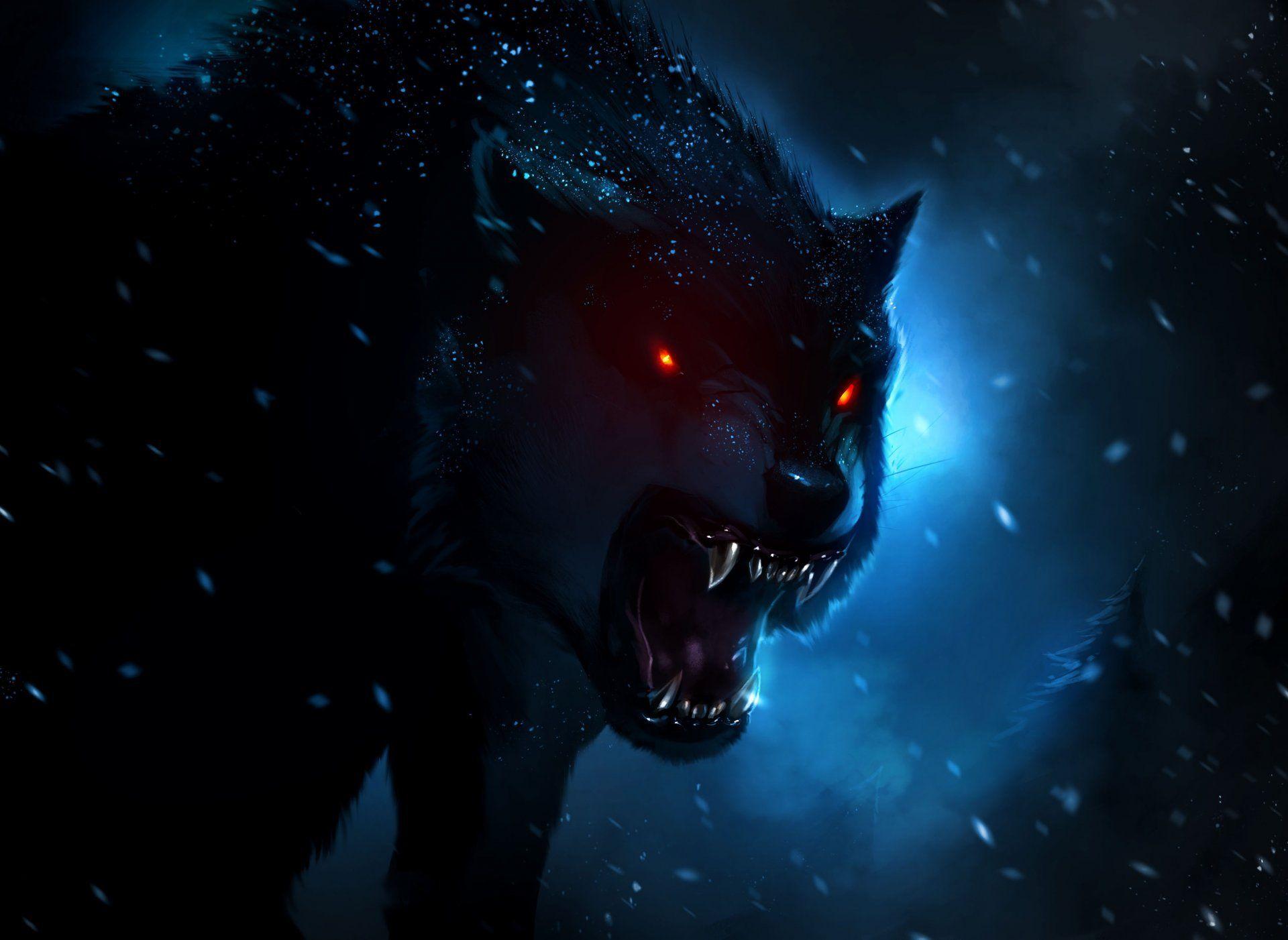 1920x1402 Black Anime Wolf Wallpaper, HD Black Anime Wolf Background on WallpaperBat