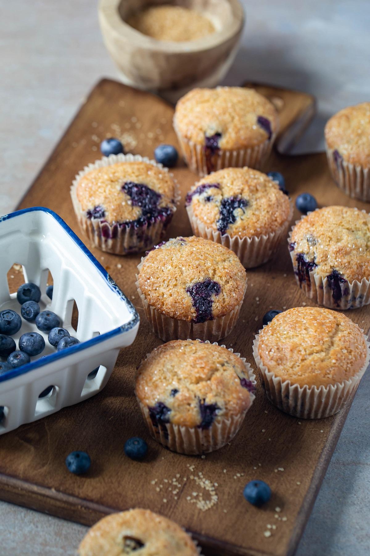 1200x1800 The Best Vegan Blueberry Muffins With Lemon Vegan 8