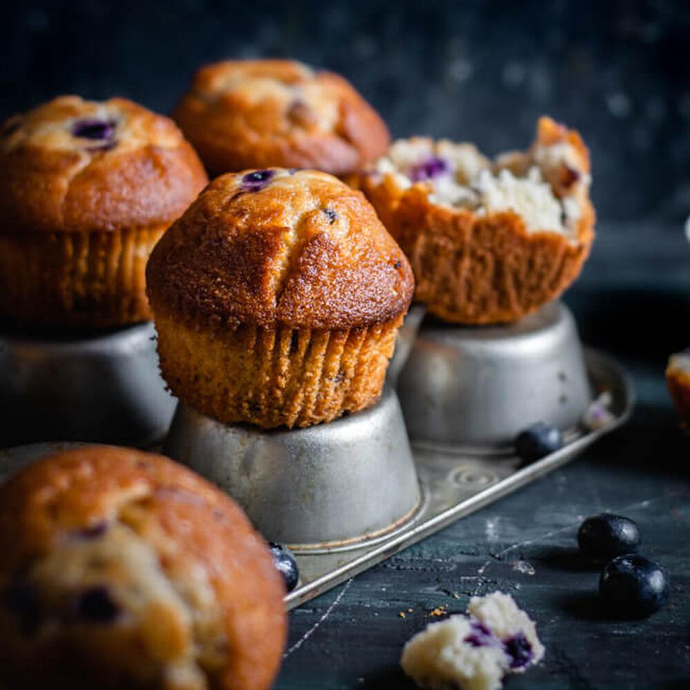 1000x1000 Eggless Blueberry Muffins by cookwithsapana. Quick & Easy Recipe