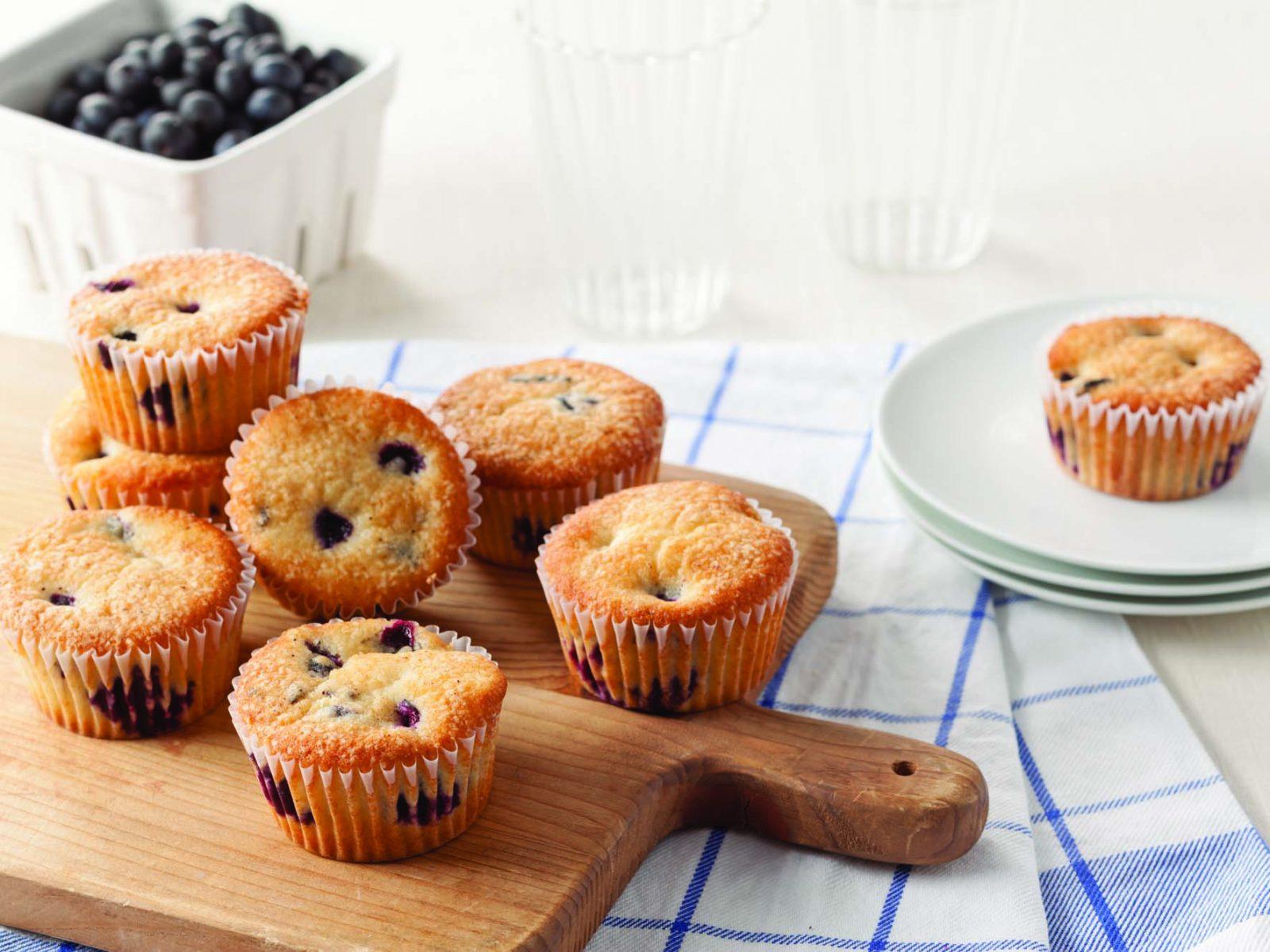 1600x1200 Very Blueberry Morning Muffins Recipe