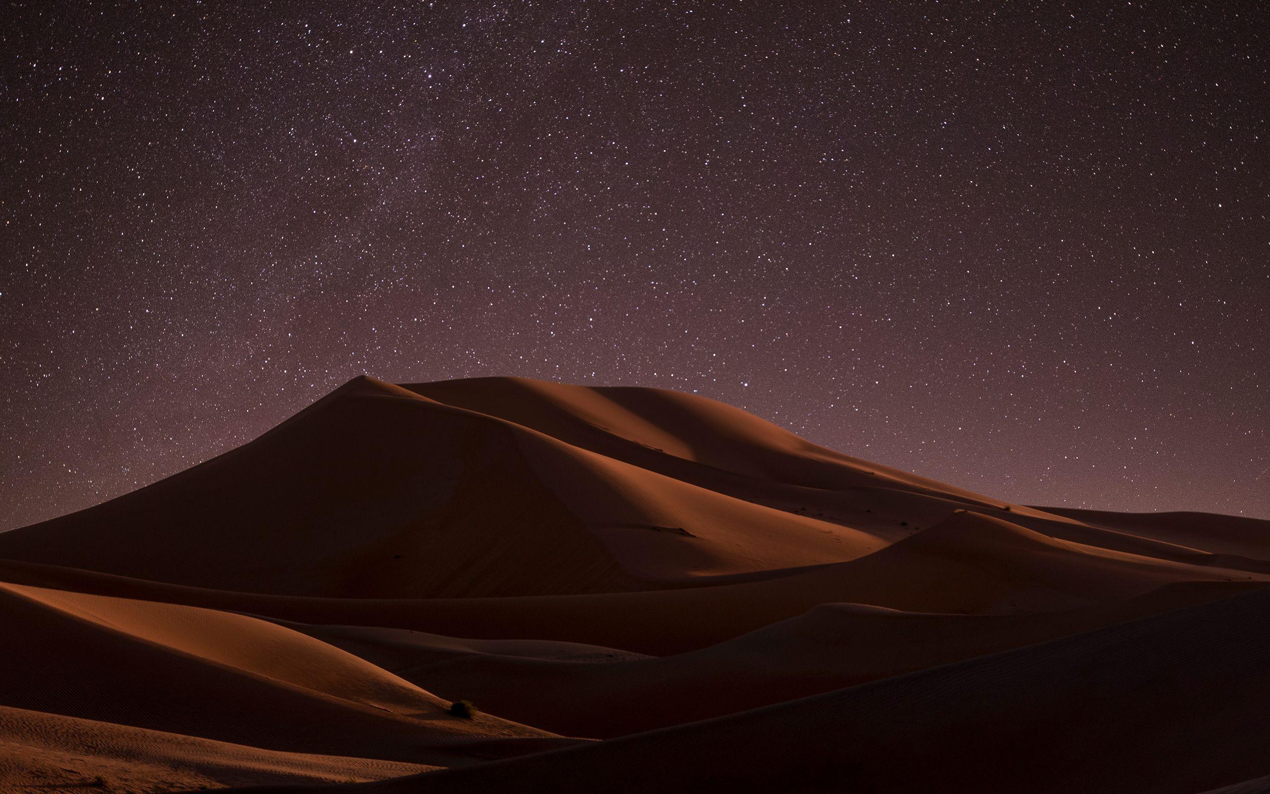 2560x1600 Desert Night Wallpaper