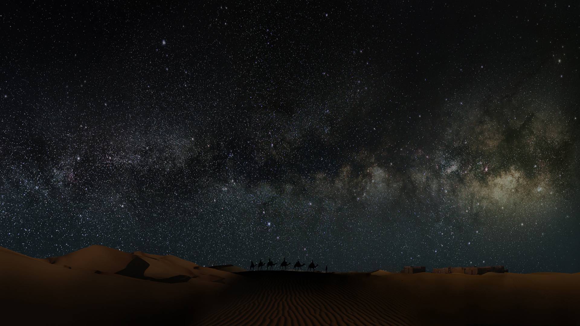 1920x1080 Sahara Desert in Scenery Night Wallpaper, HD Nature 4K Wallpaper, Image, Photo and Background