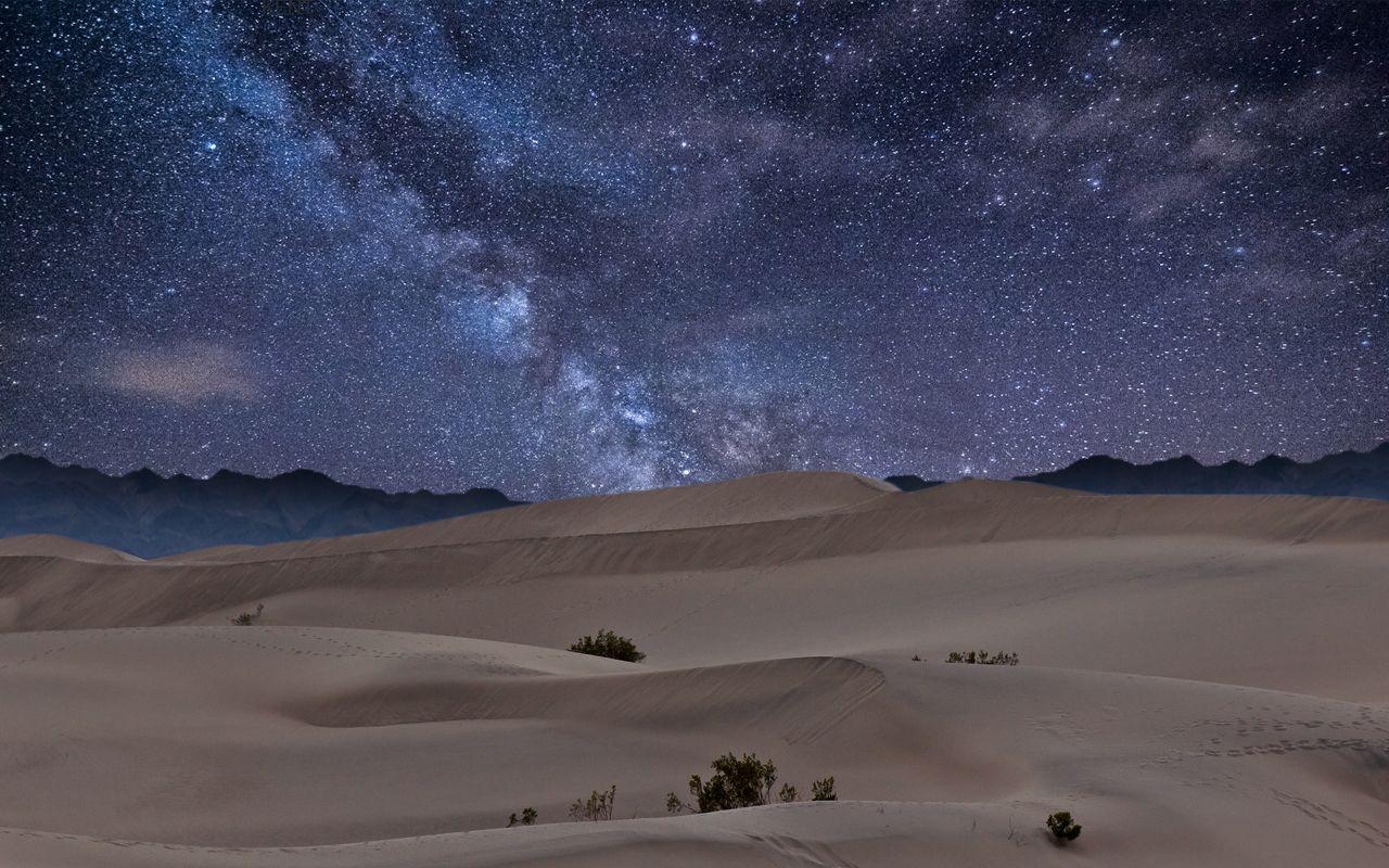 1280x800 Night Desert 4k Wallpaper and HD Background free download on PicGaGa