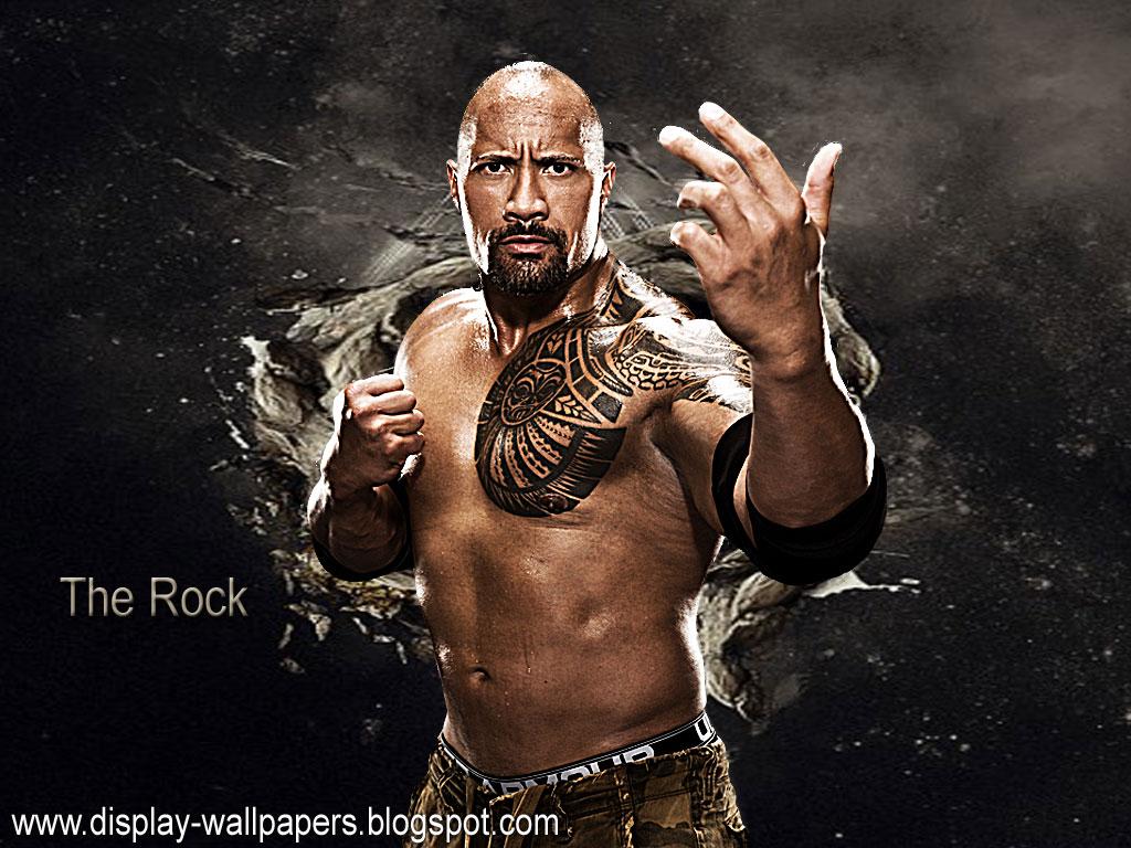 1024x768 Wwe Wrestler And Hollywood Actor Download Wwe The Rock Rock Wallpaper HD