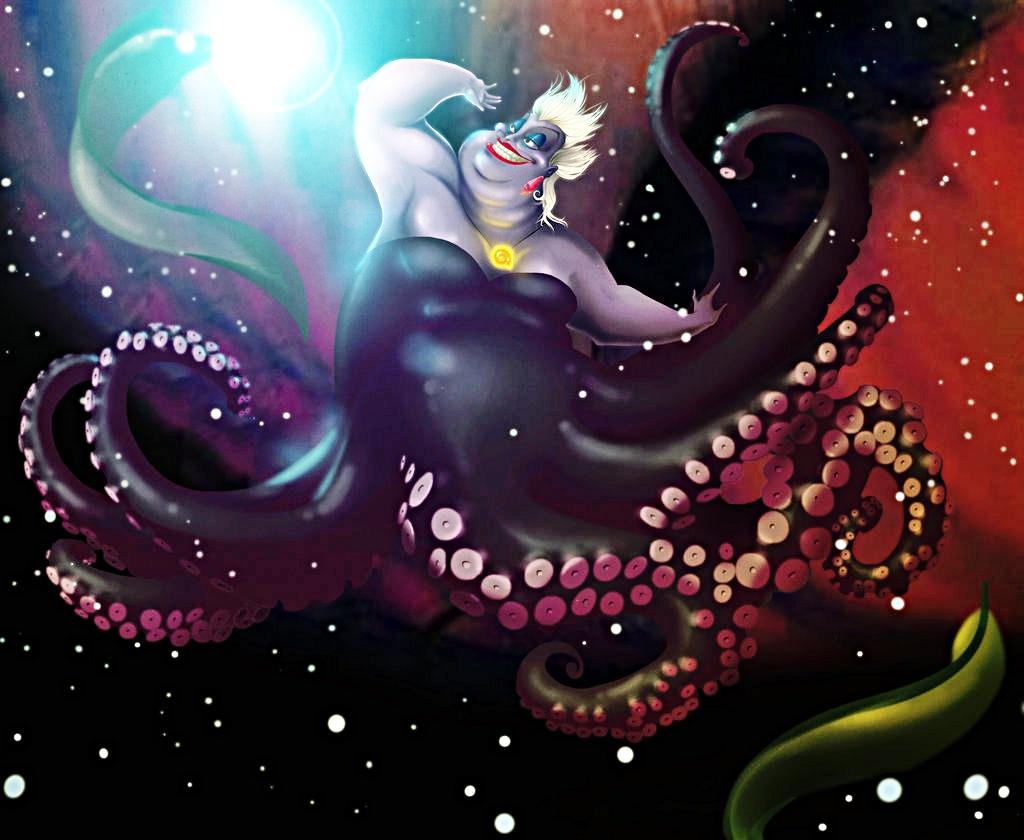 Disney Ursula Wallpapers Top Free Disney Ursula Backgrounds Wallpaperaccess 