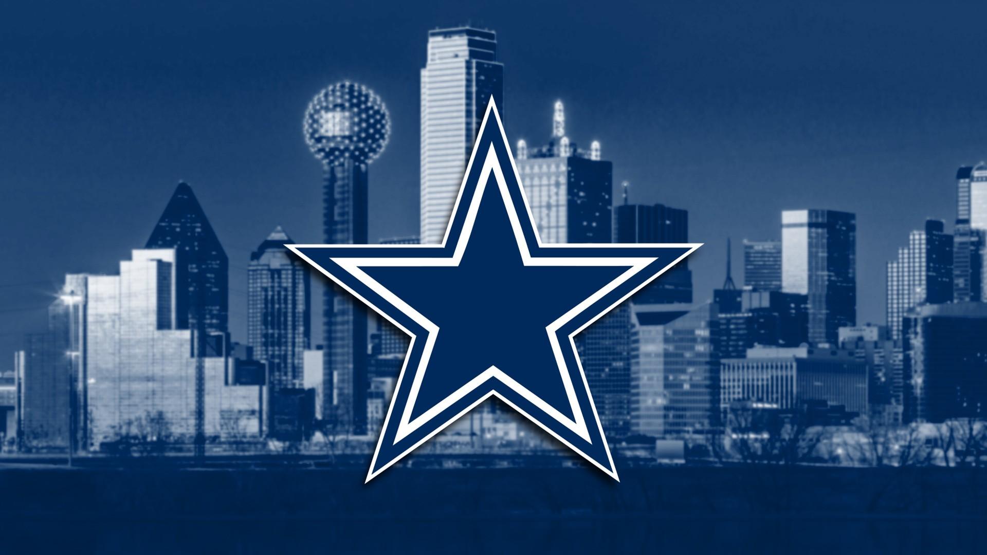 1920x1080 Dallas Cowboys Logo In Building Background HD Sports Wallpaper