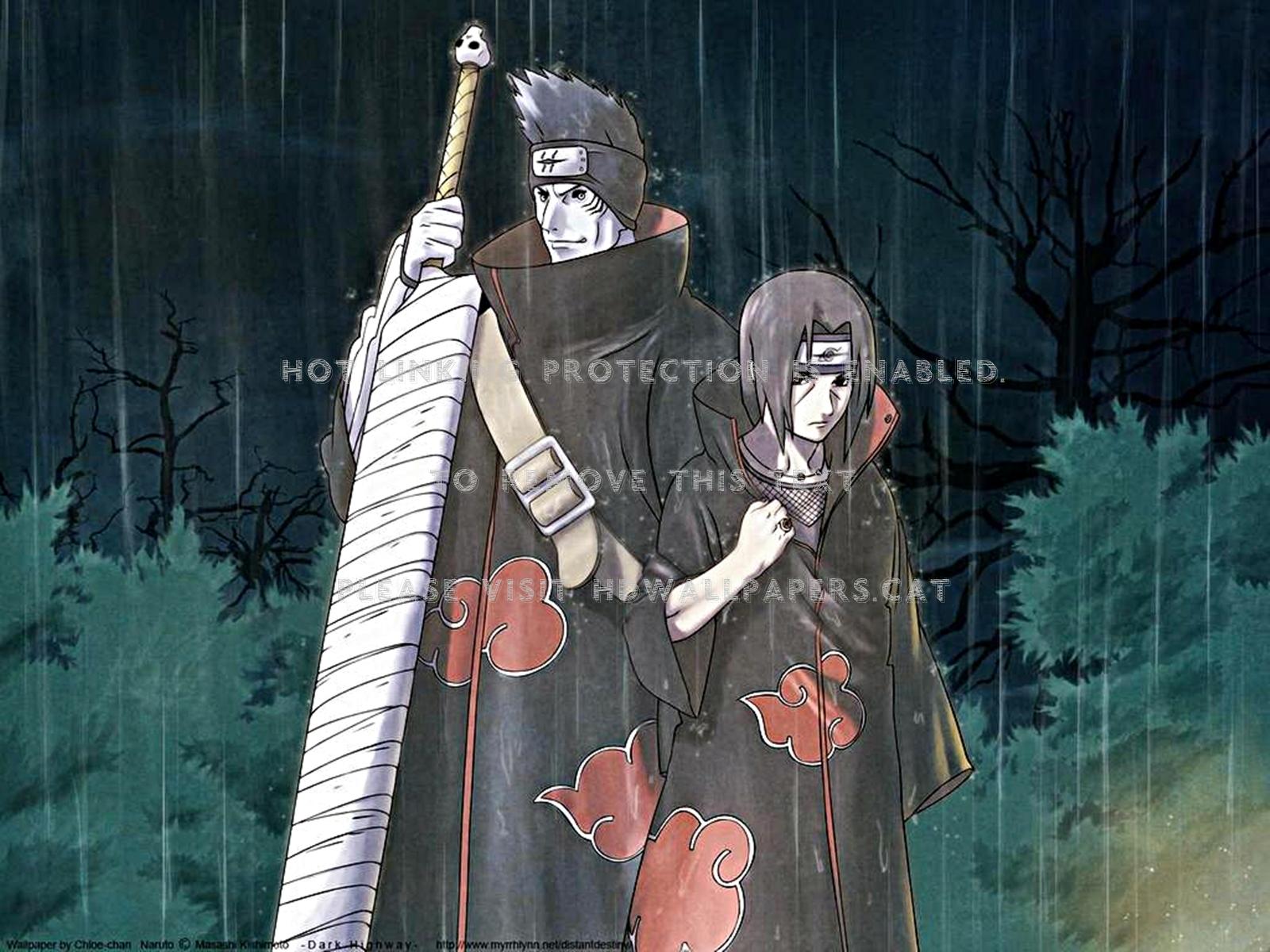 1600x1200 kisame and itachi akatsuki uchiha anime