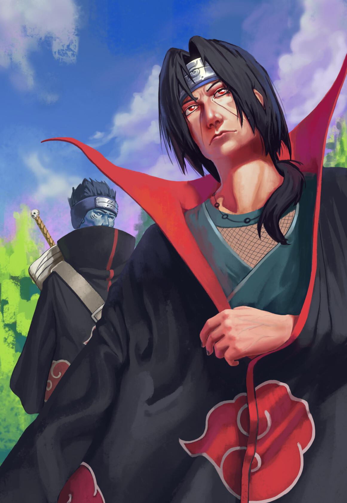 1161x1682 Itachi and Kisame, Dmitriy Druzhkov