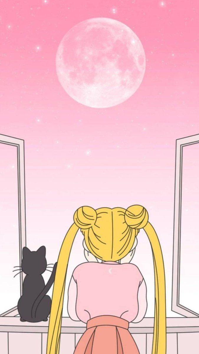 675x1200 Aesthetic Sailor Moon Wallpaper