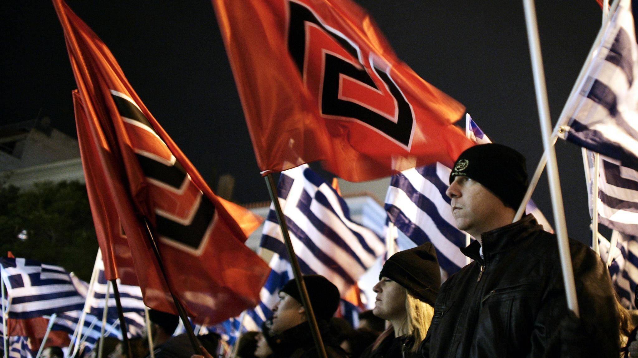 2048x1152 Greek fascists protest in Athens