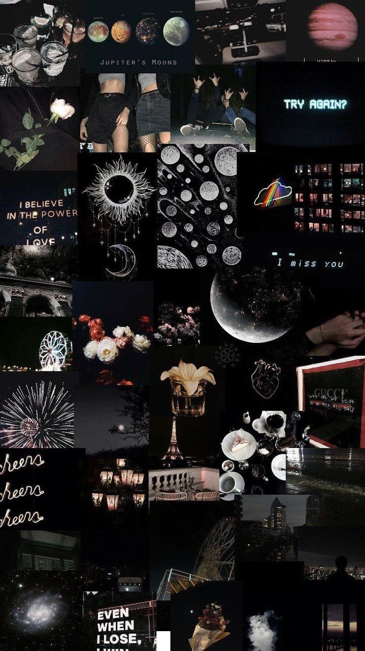 719x1280 Wallpaper, Black, And Aesthetic Image Wallpaper iPhone