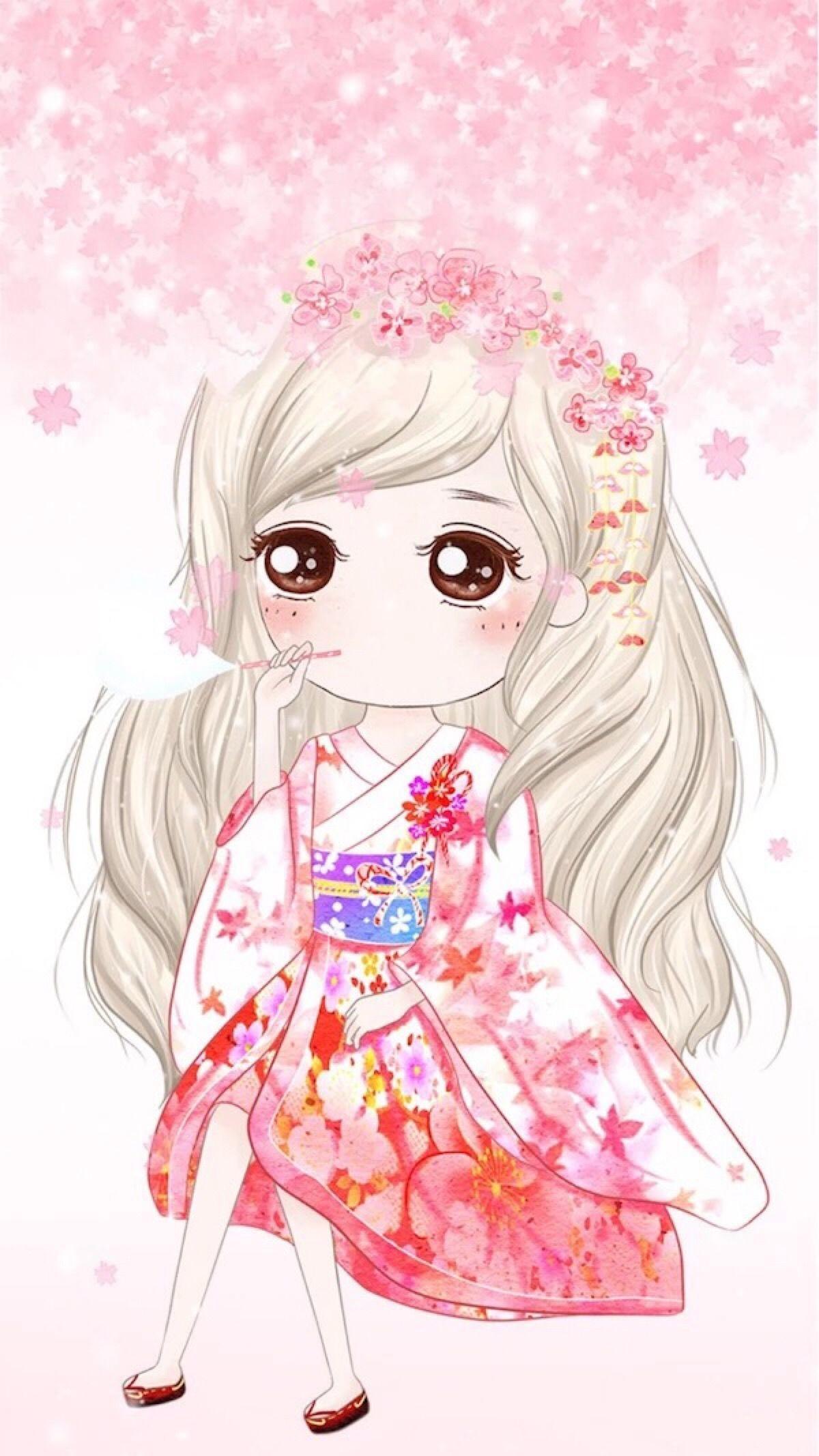 1200x2134 Korean Girl Anime Wallpaper