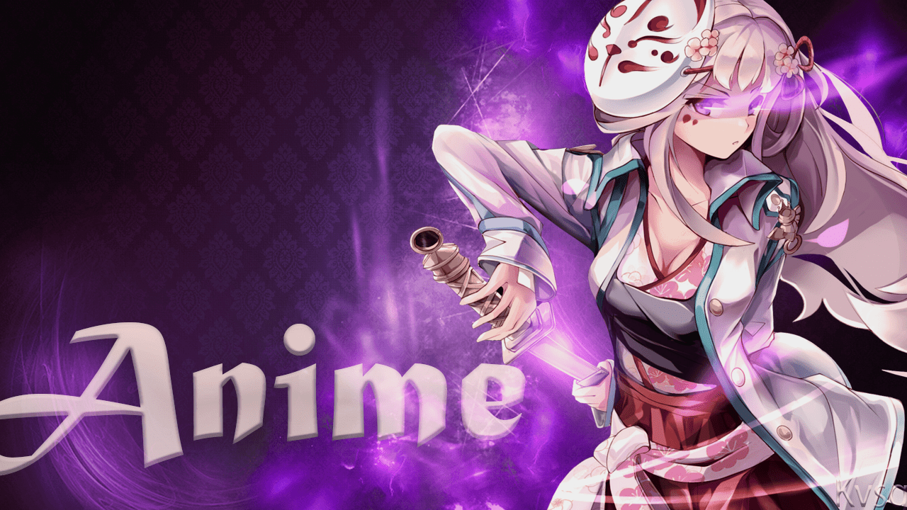 1280x720 Anime Cool Ninja Girl