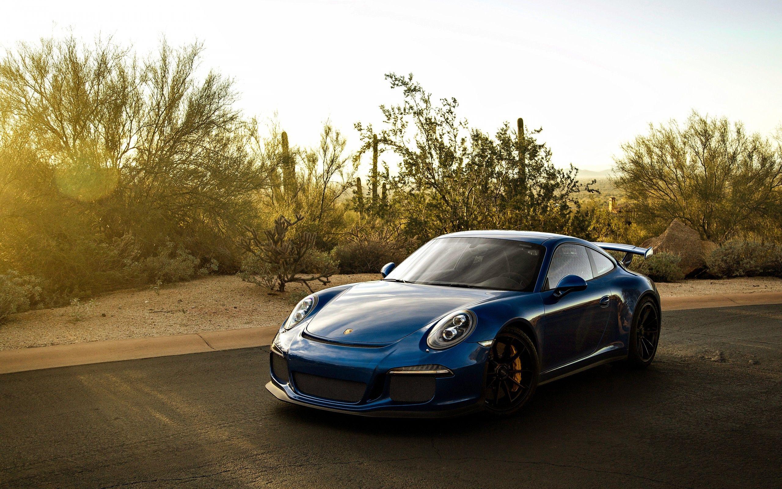 2560x1600 Download 2560x1600 Porsche 911 Gt Blue, Cars, Supercar Wallpaper
