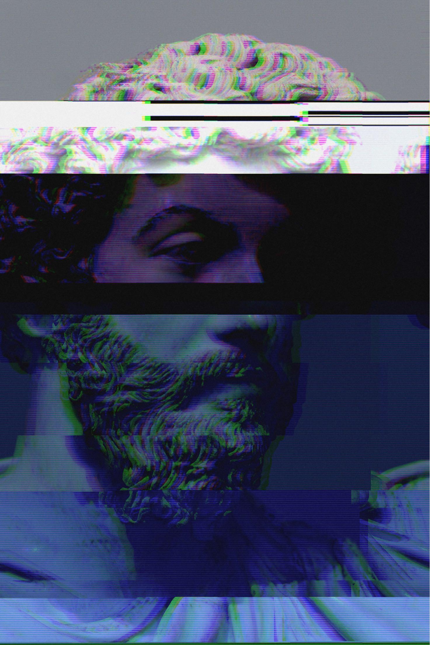1473x2208 I made my first glitch art last night because I wanted a new wallpaper for my phone. (Marcus Aurelius): glitch_art