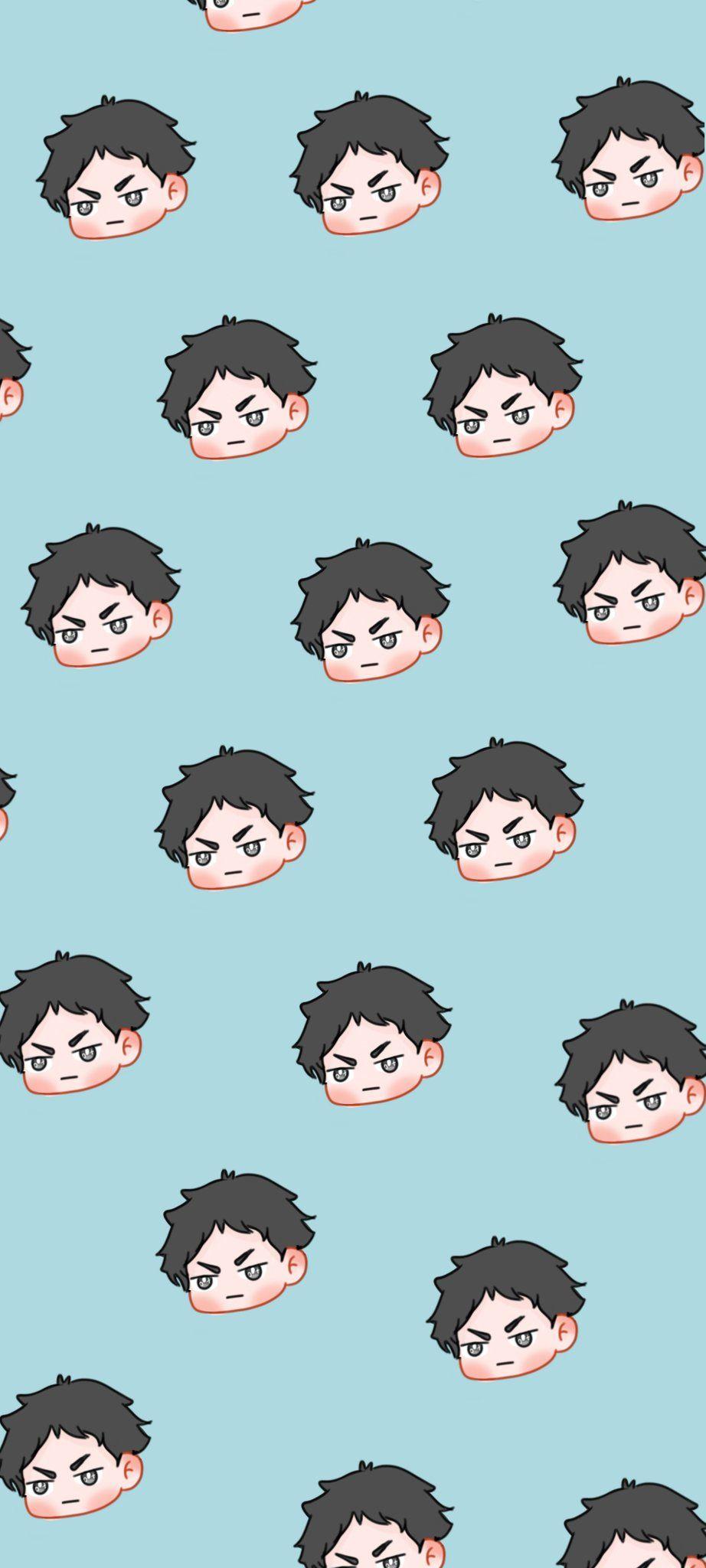 922x2048 Akaashi wallpaper. Haikyuu wallpaper, Chibi wallpaper, Cute anime wallpaper