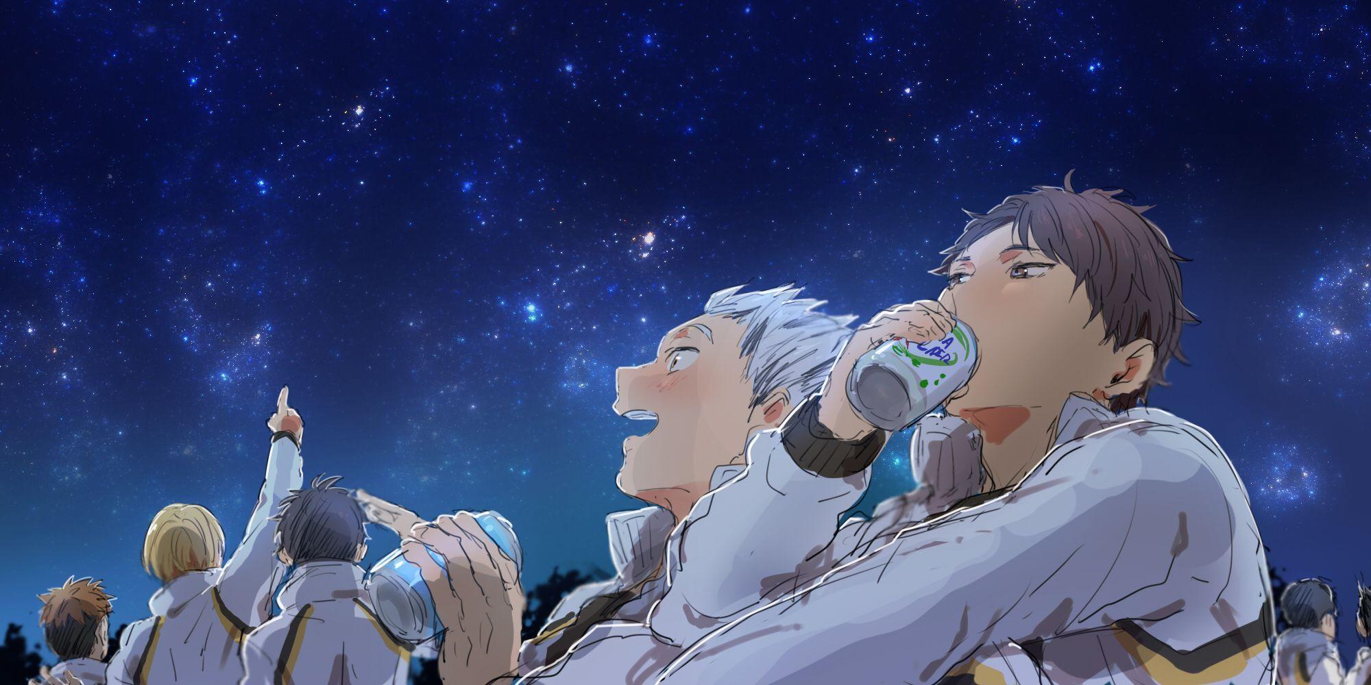 2000x1000 Haikyuu Fanart Desktop Wallpaper